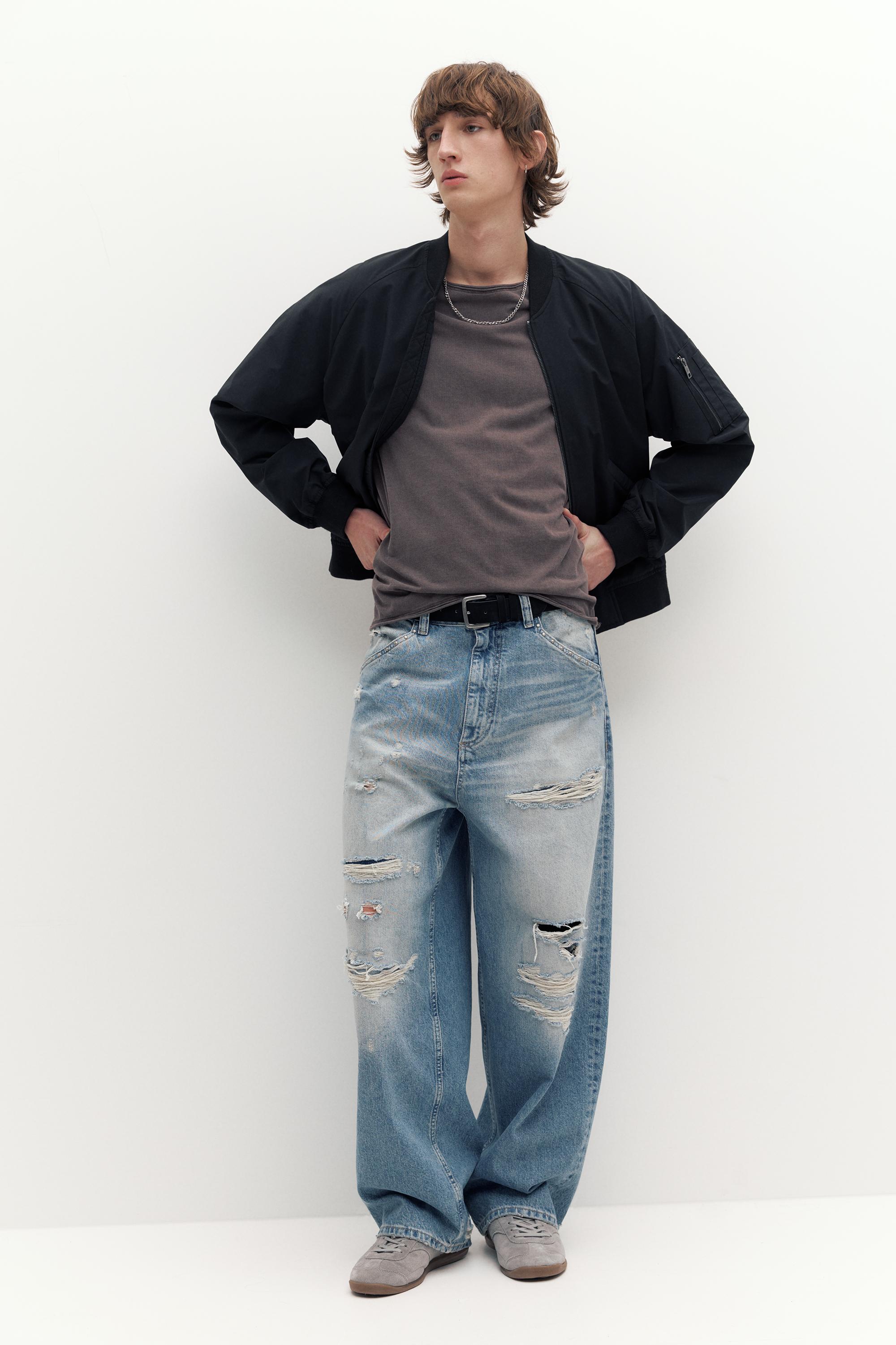Lightweight bomber jacket — Black