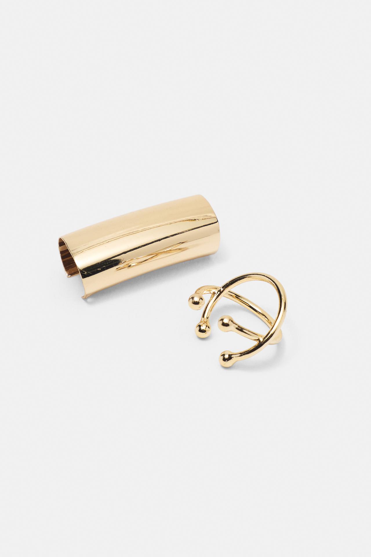 Pack of 18 earrings — Gold
