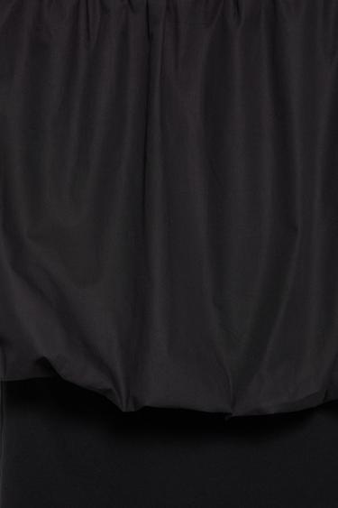Short balloon-hem dress — Black 7