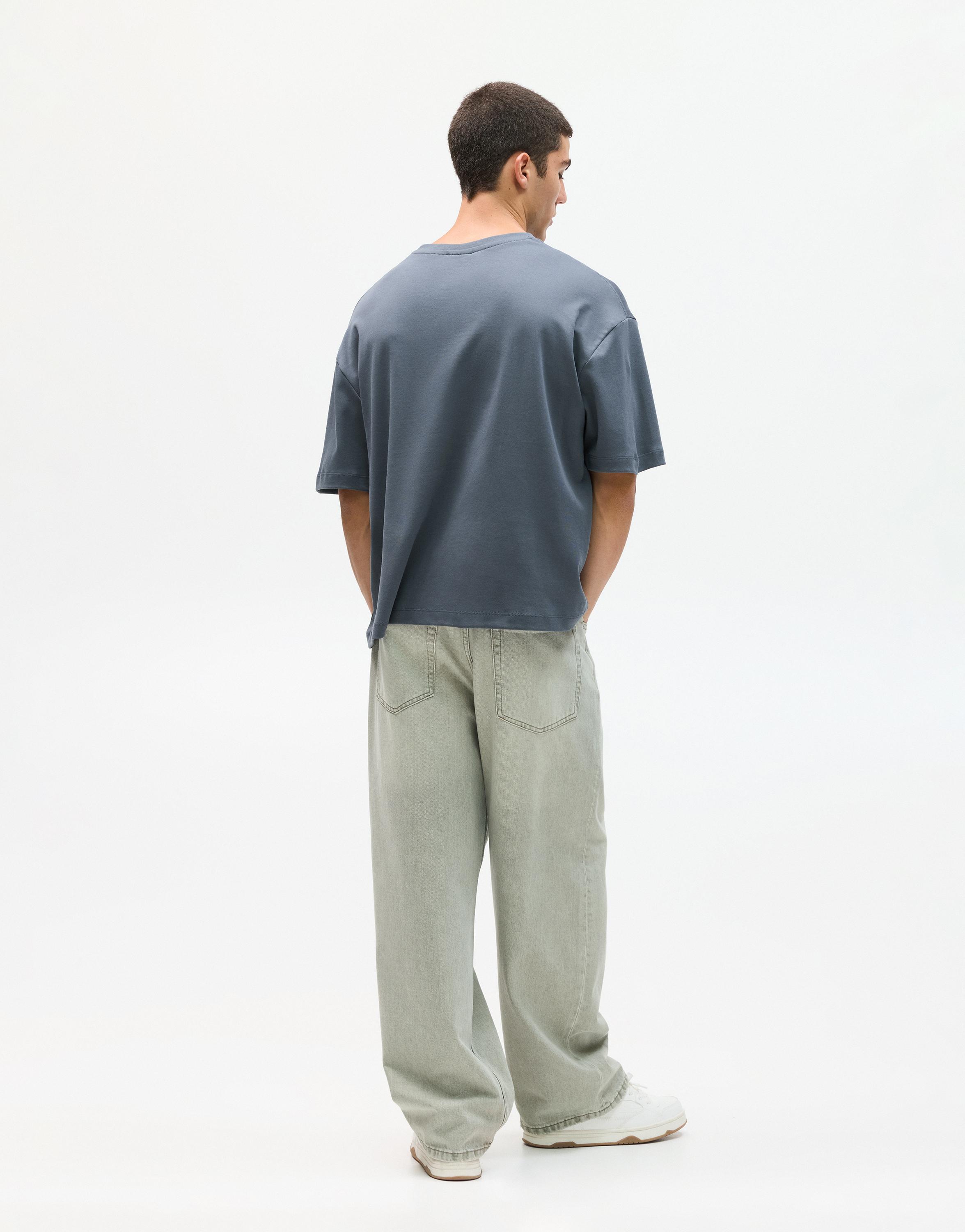 Boxy T-shirt — Blue