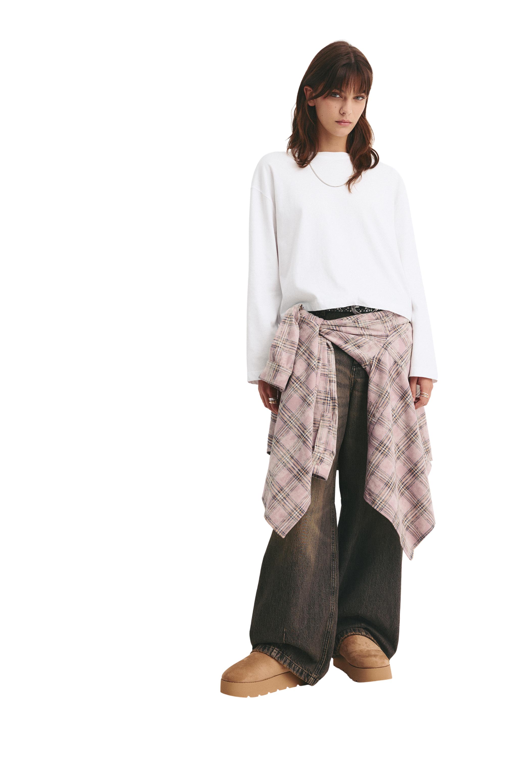 Uzun kollu boxy t-shirt - Görsel 26