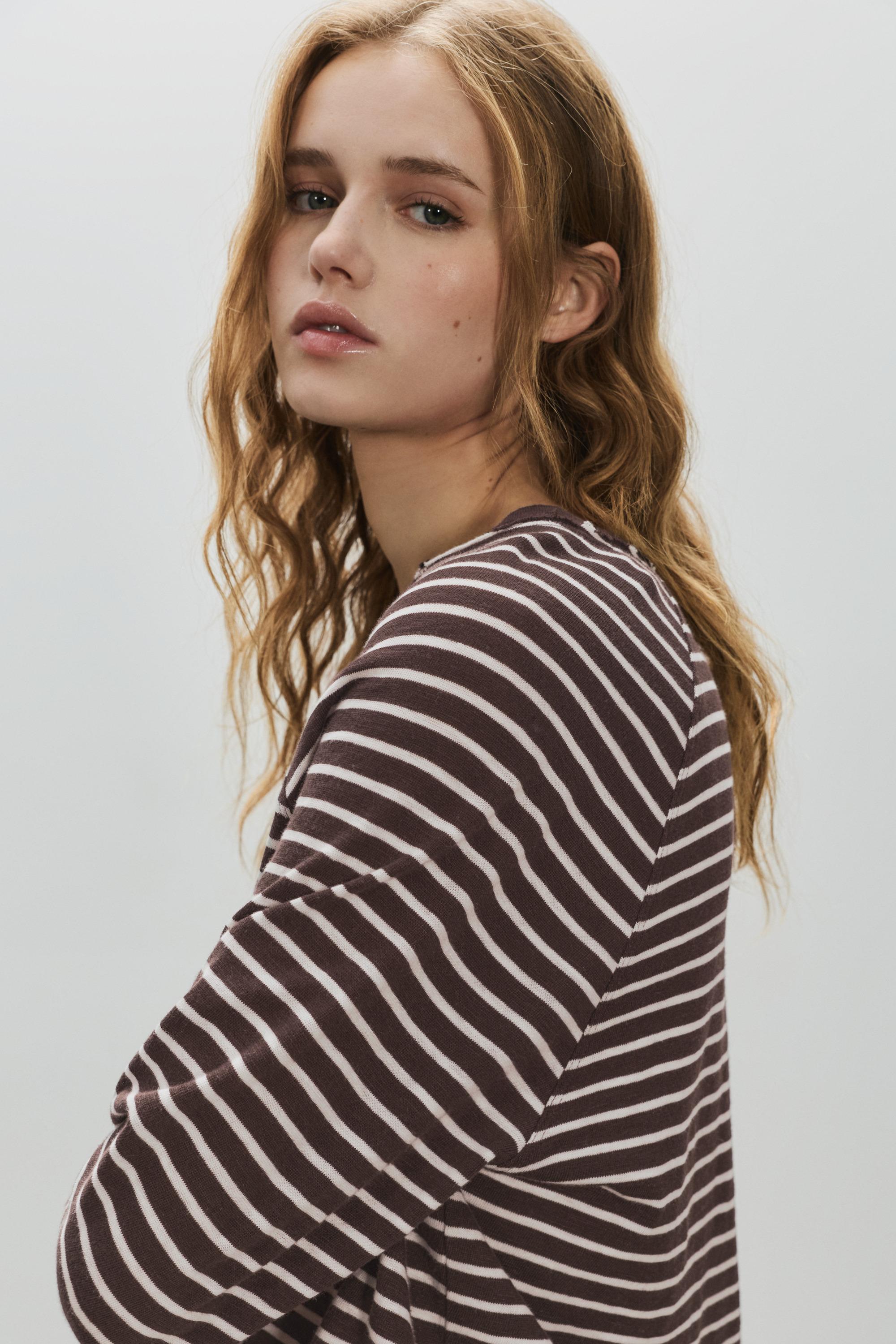 Uzun kollu reglan kesim t-shirt - Görsel 28