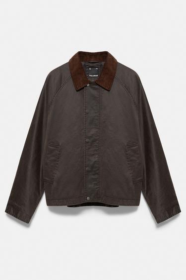 Waxed corduroy collar jacket — Copper 7