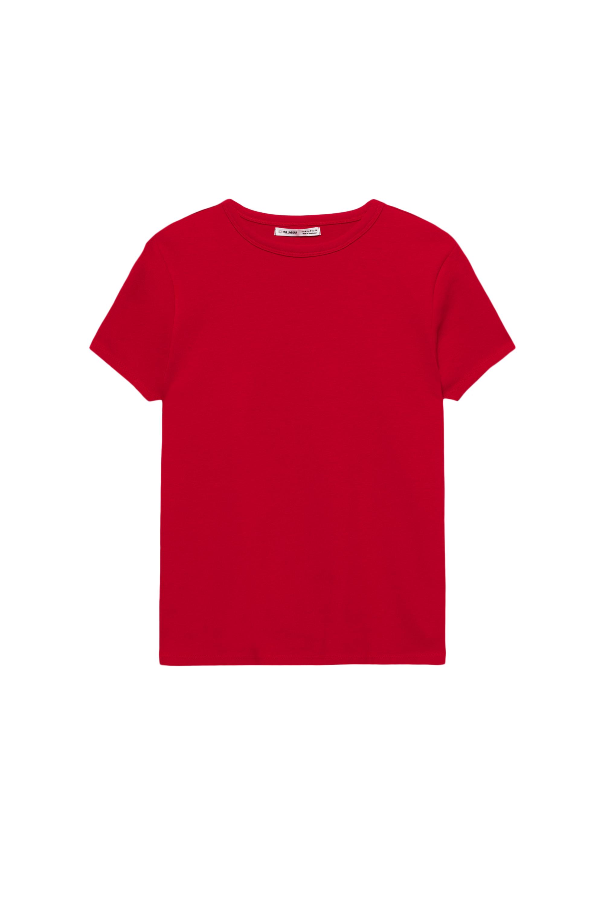 Kısa kollu dar kesim t-shirt - Görsel 10