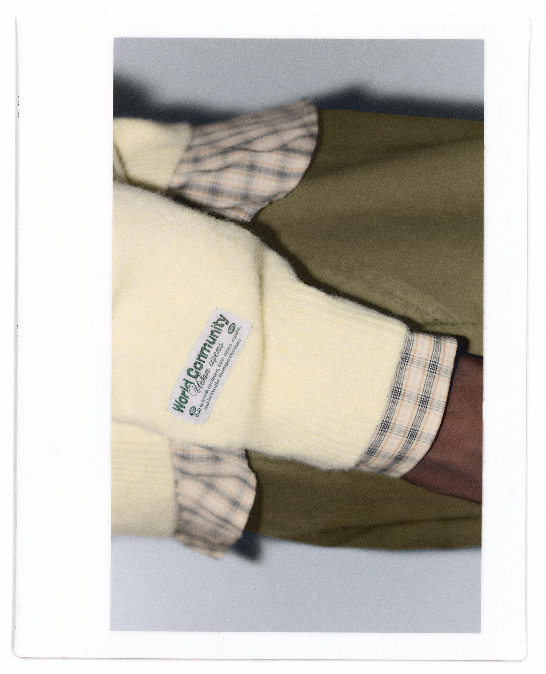Round neck jumper — Yellow