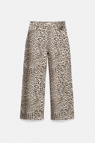 Leopard print baggy jeans — Brown 6