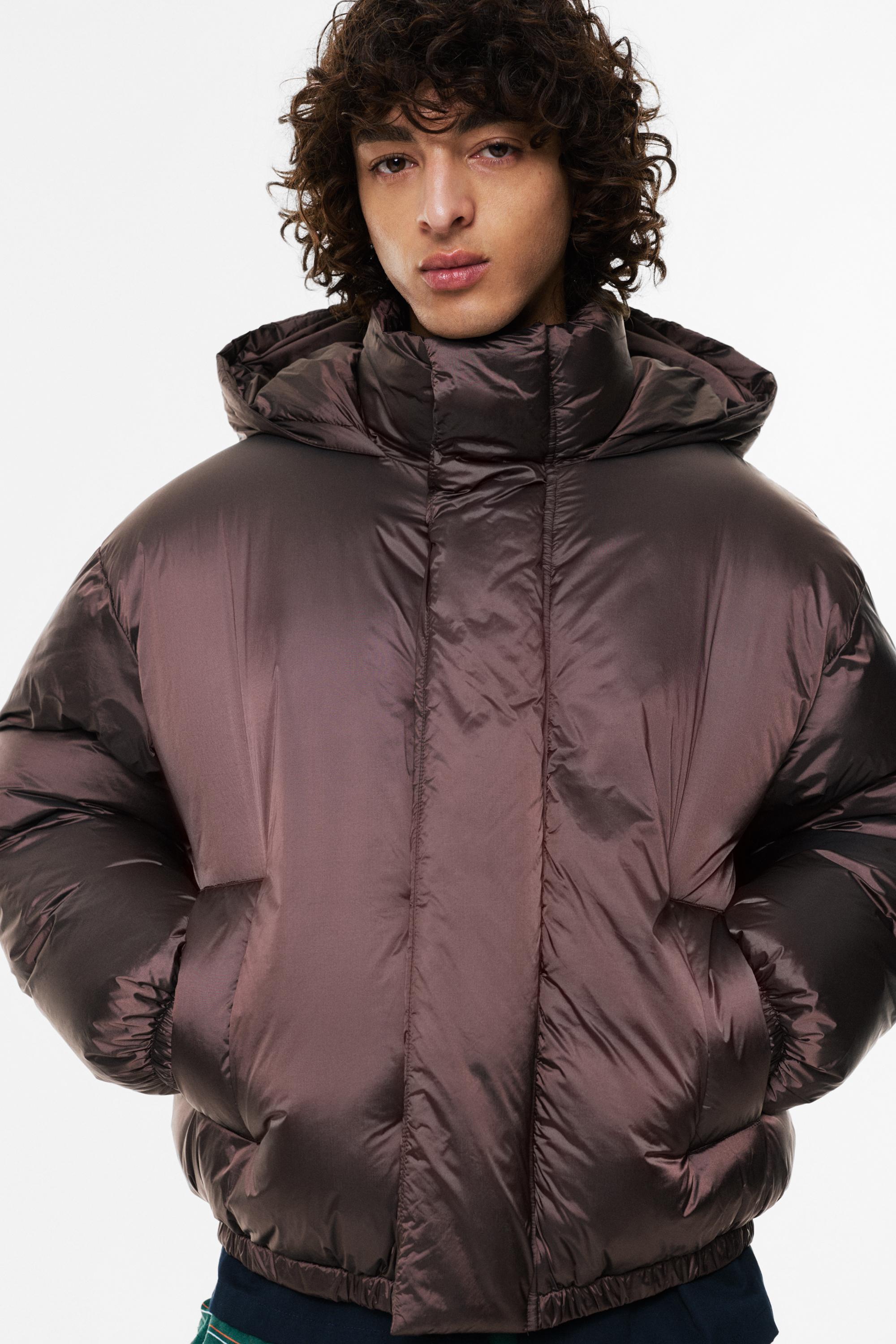 Casaco Acolchoado Em Tecido Acetinado