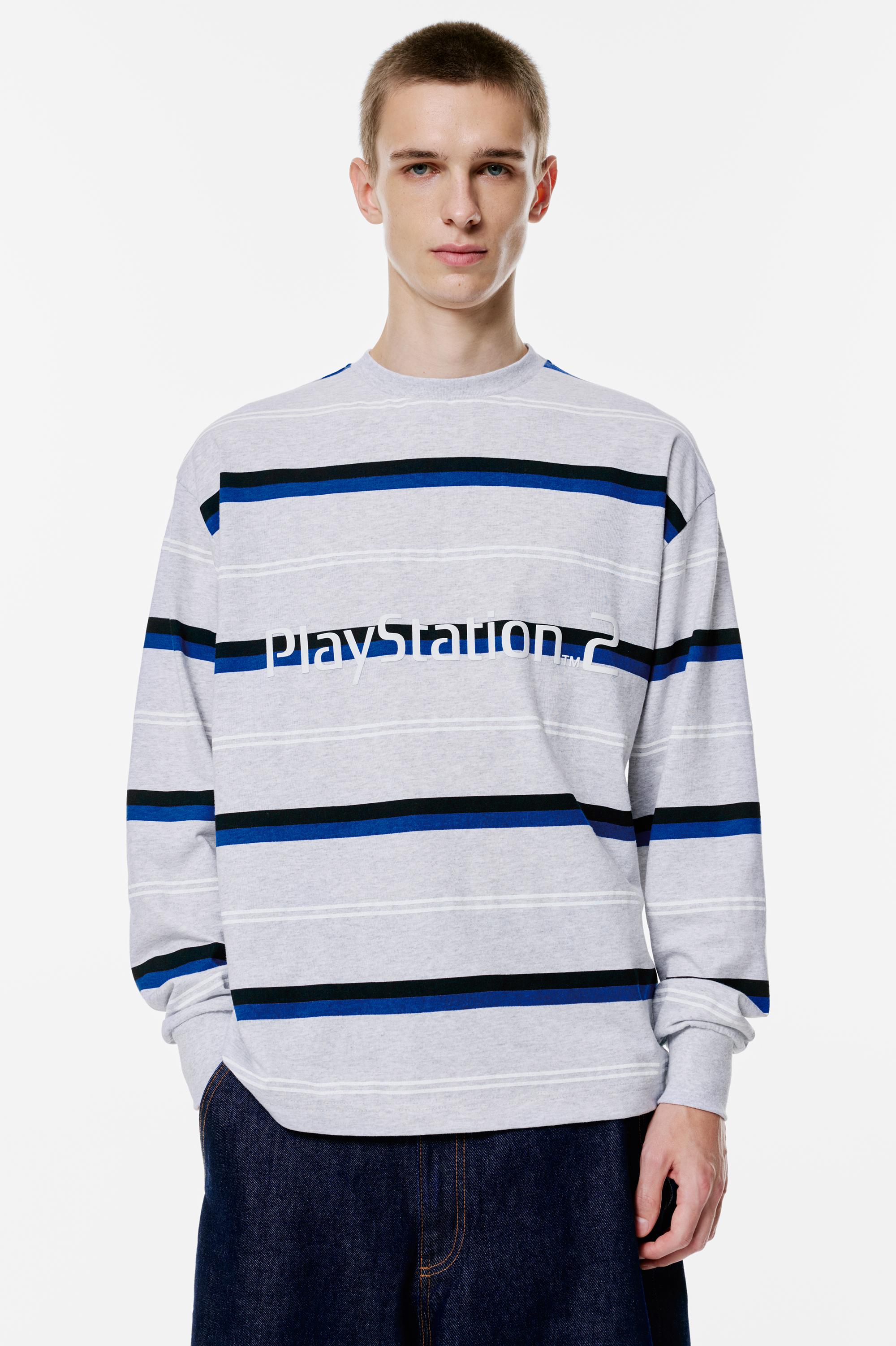 Streifen-T-Shirt Playstation X Stwd