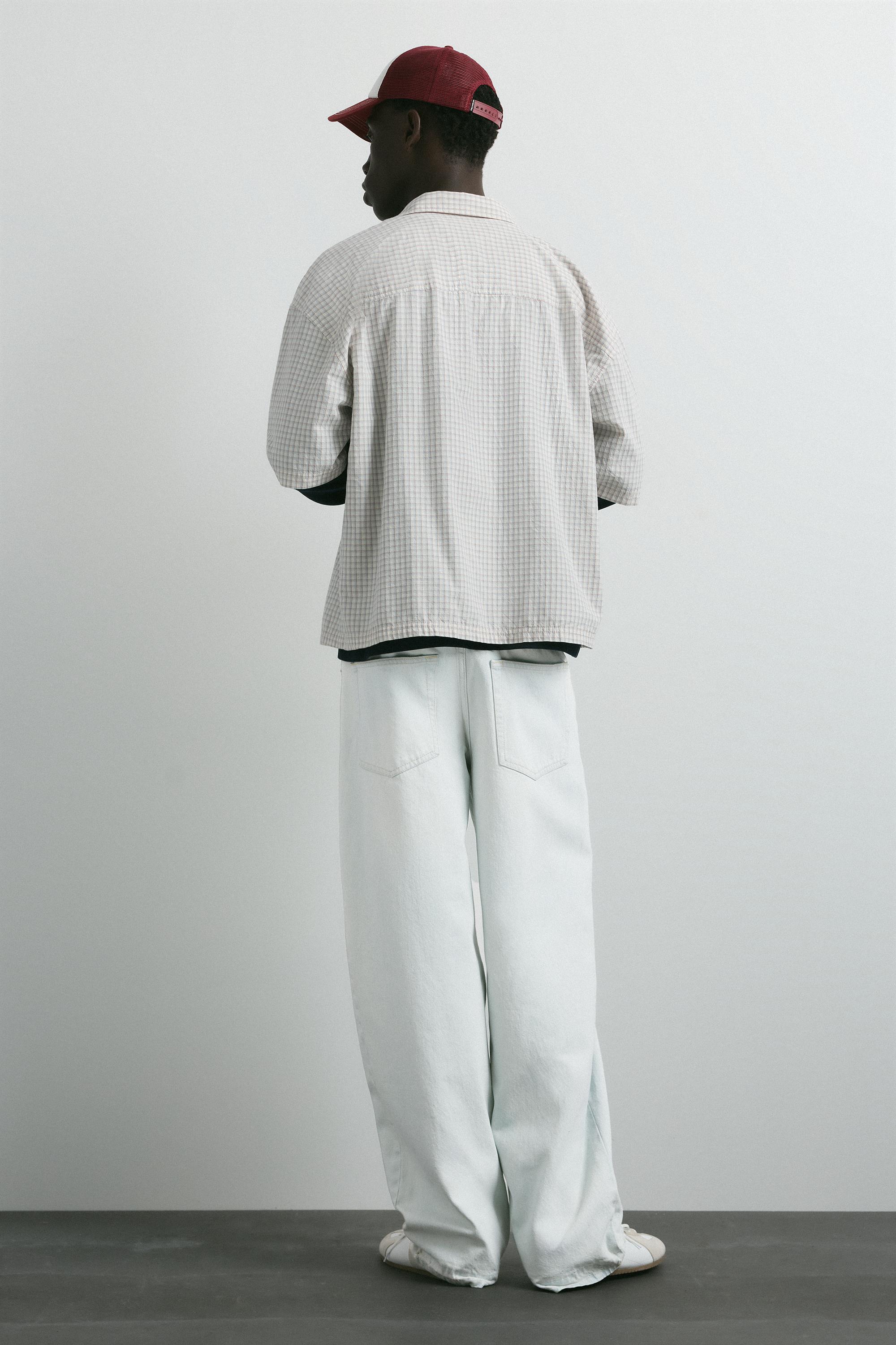 Wide-leg jeans — Pale indigo