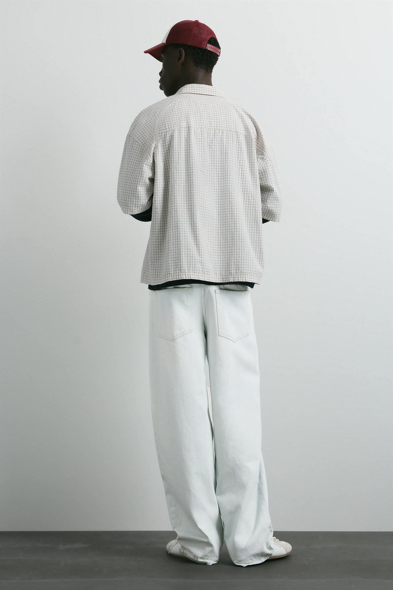 Wide-leg jeans — Pale indigo