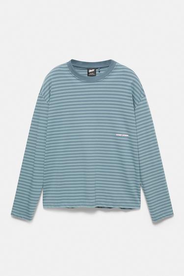 Striped STWD T-shirt — Blue 4