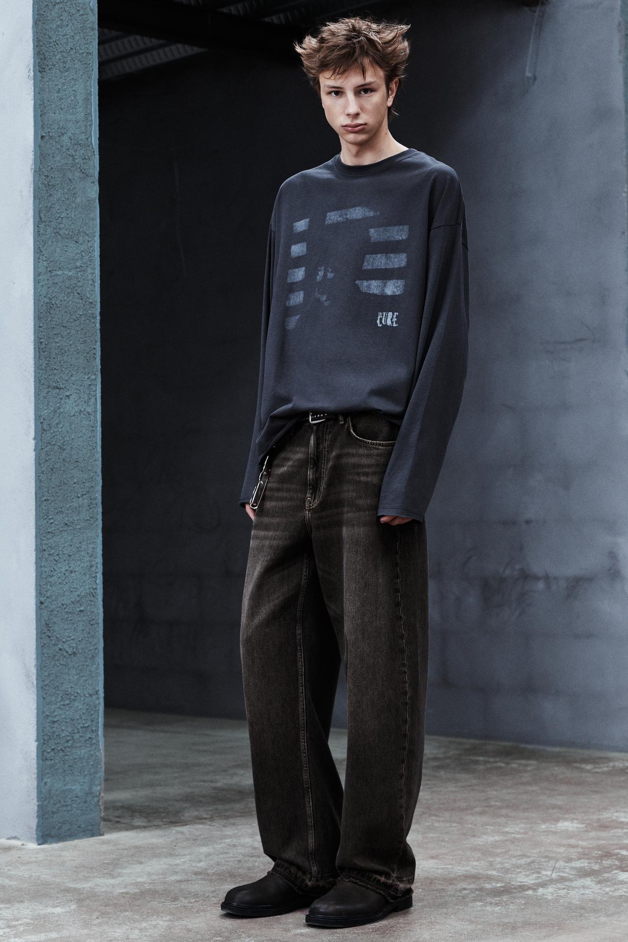 The Cure long sleeve T-shirt — Dark anthracite