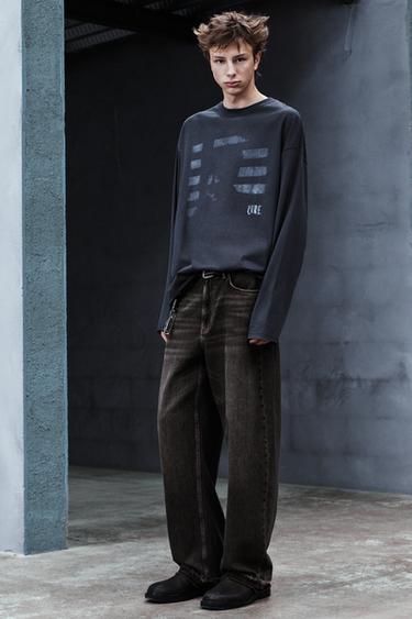 The Cure long sleeve T-shirt — Dark anthracite 1