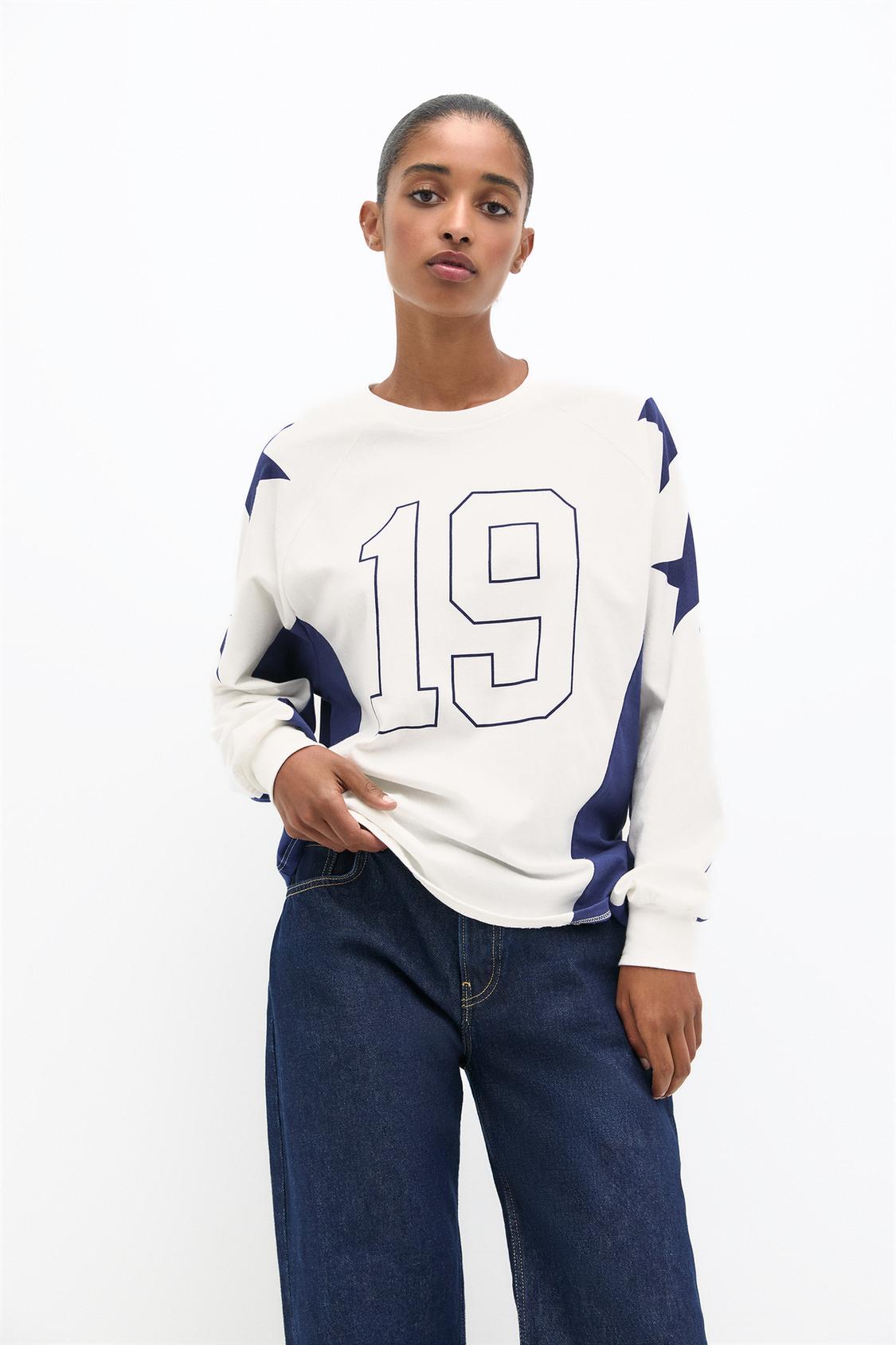 Maniche Lunghe Maglia Stelle Tezenis De Papel Tezenis Felpa La