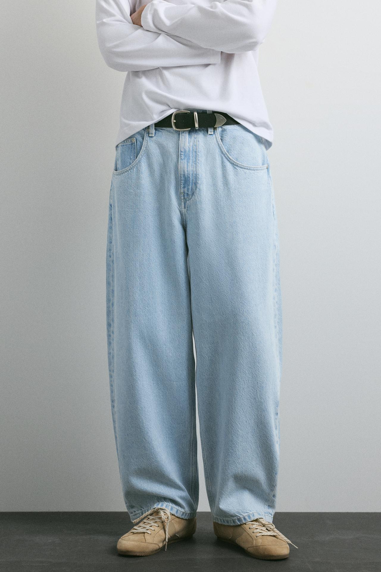 Barrel jeans — Pale blue