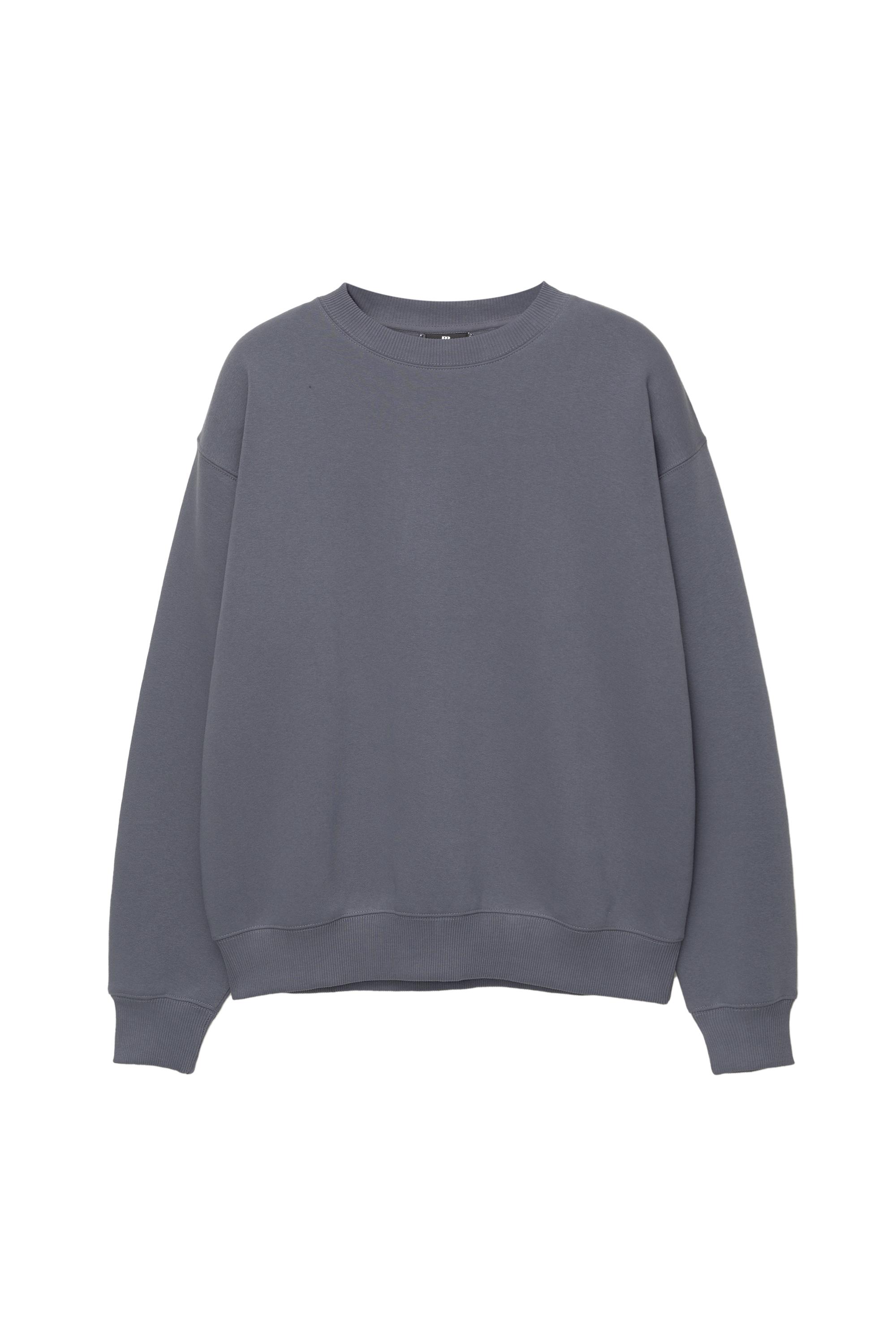 Basic bisiklet yaka sweatshirt - Görsel 22