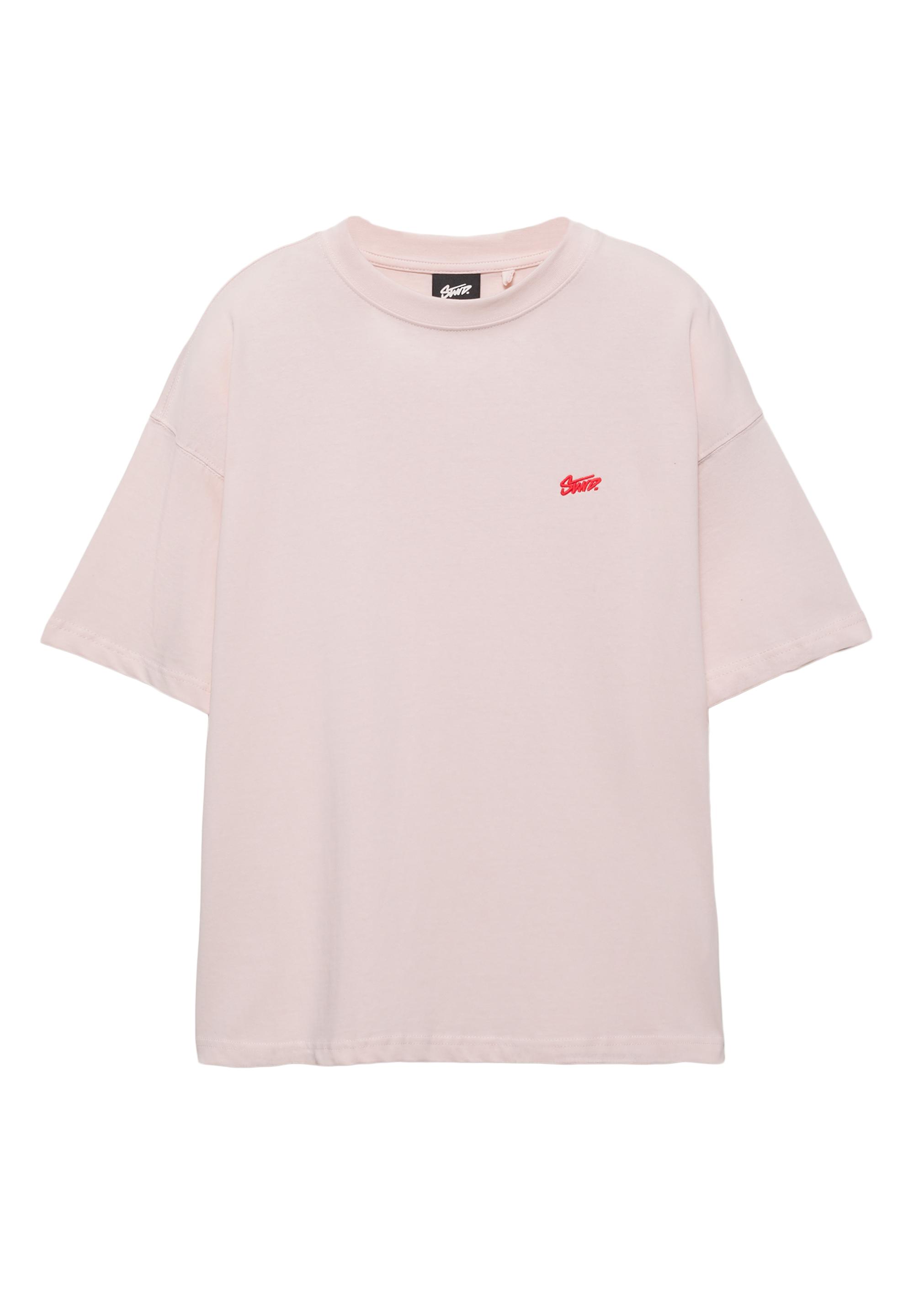 STWD logo boxy T-shirt — Pink