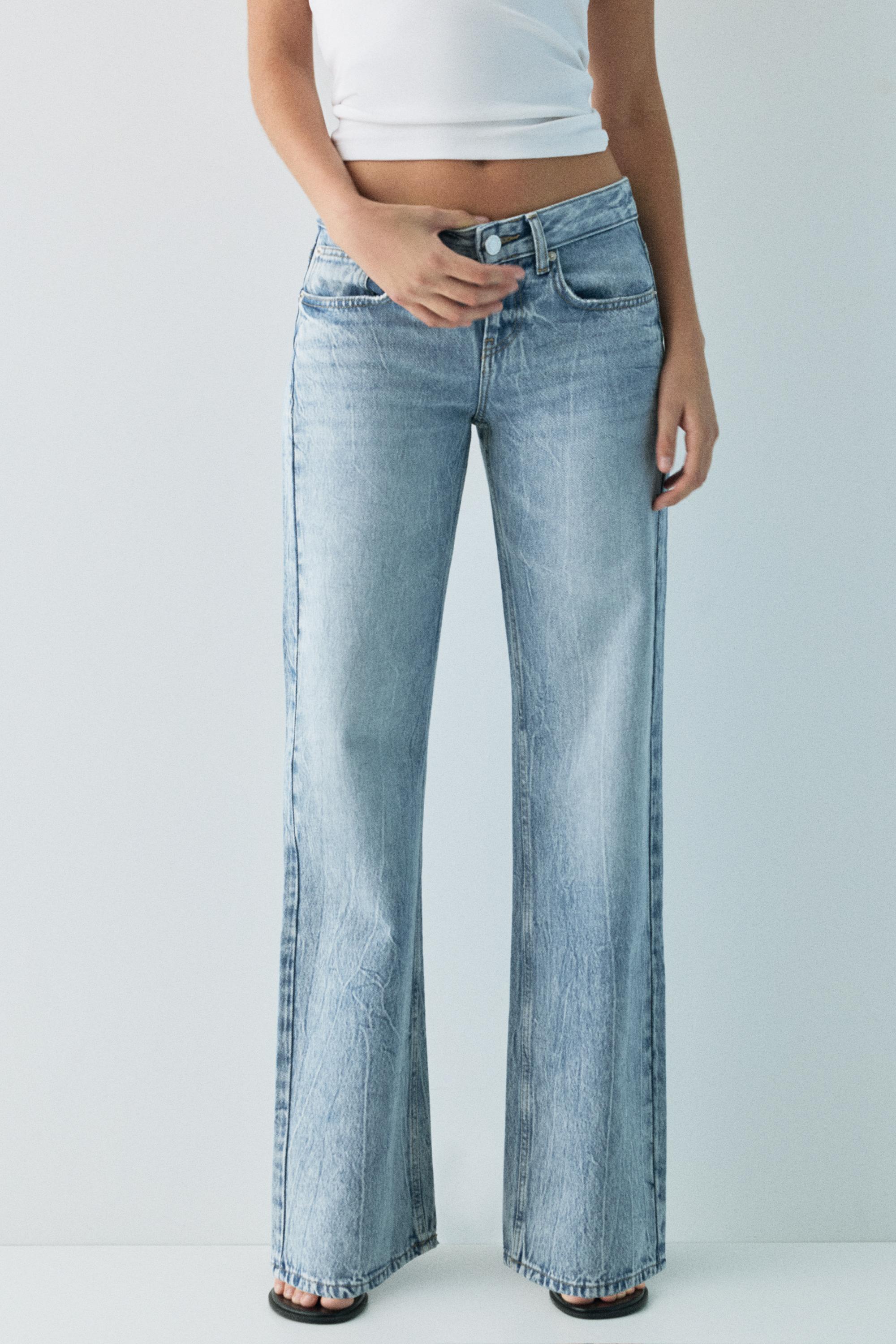 Yıldız detaylı straight fit jean - Görsel 11