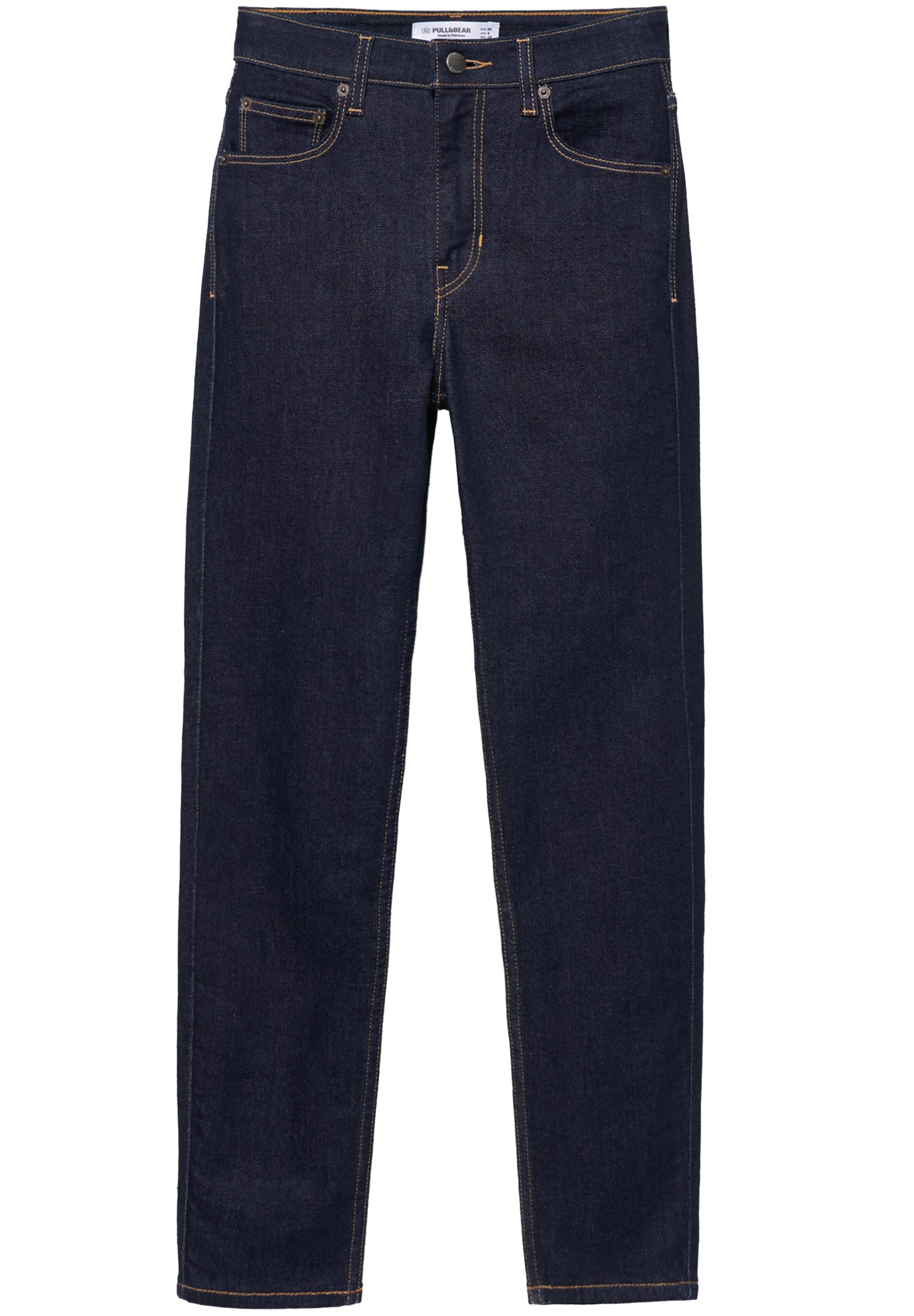 High-waist skinny jeans — Navy