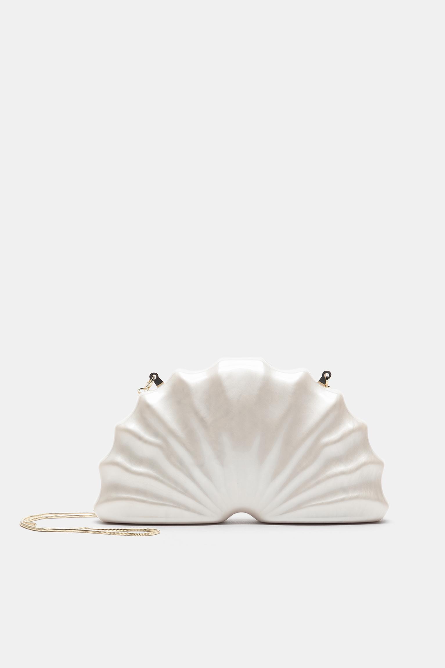 Deniz kabuğu clutch çanta - Görsel 10