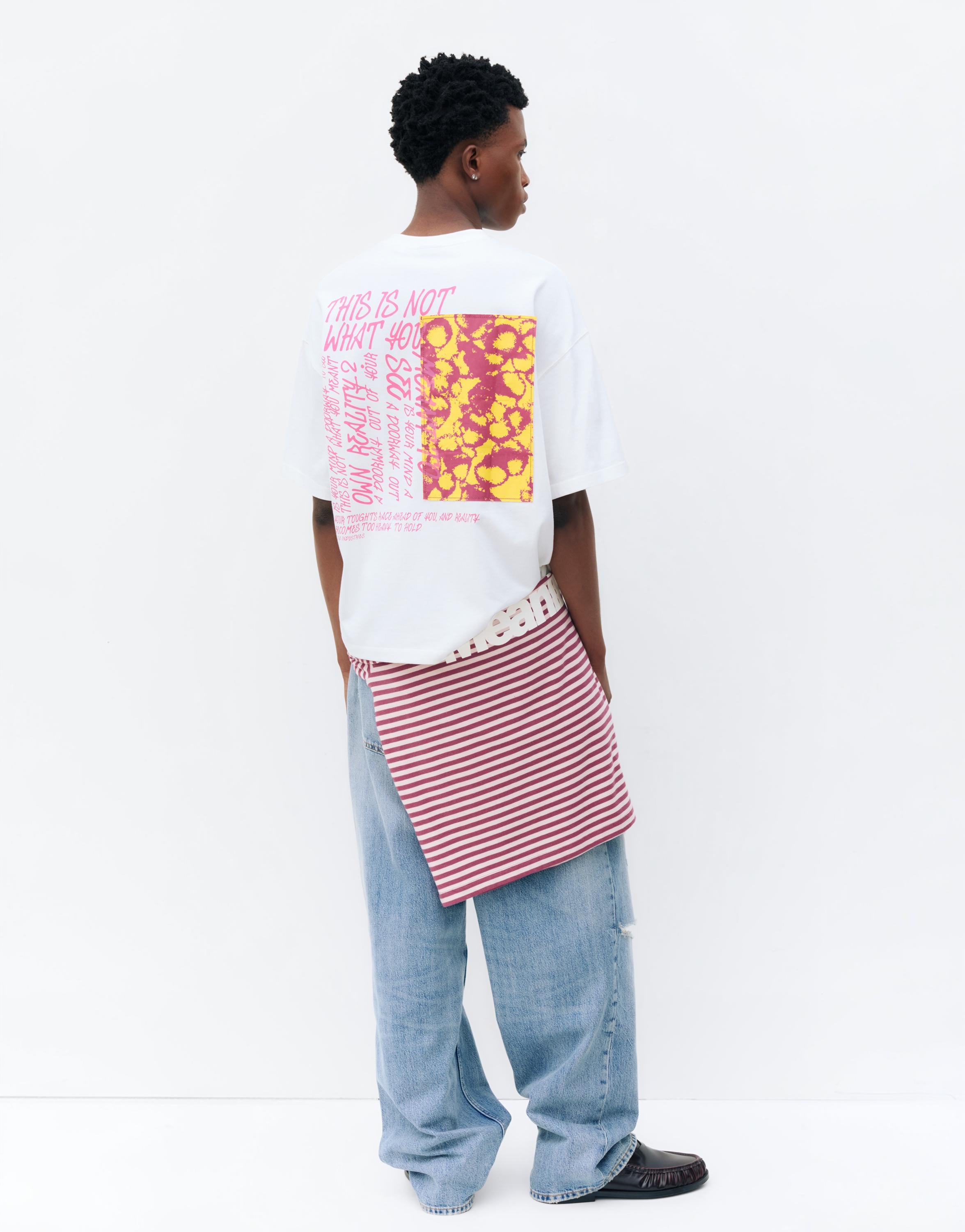 STWD graphic boxy T-shirt — White