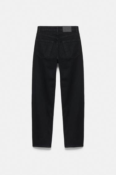 High-waist slim fit jeans — Black 7