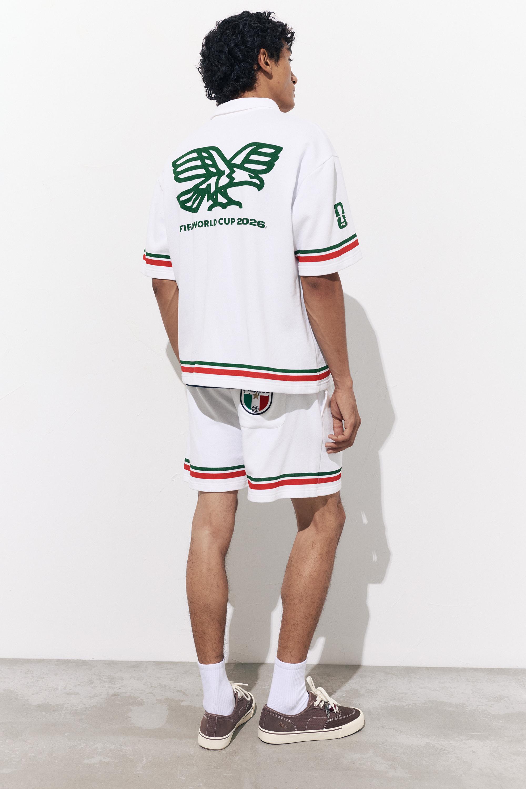 Mexico FIFA WORLD CUP 26™ zip polo shirt — Off white (alternate view)