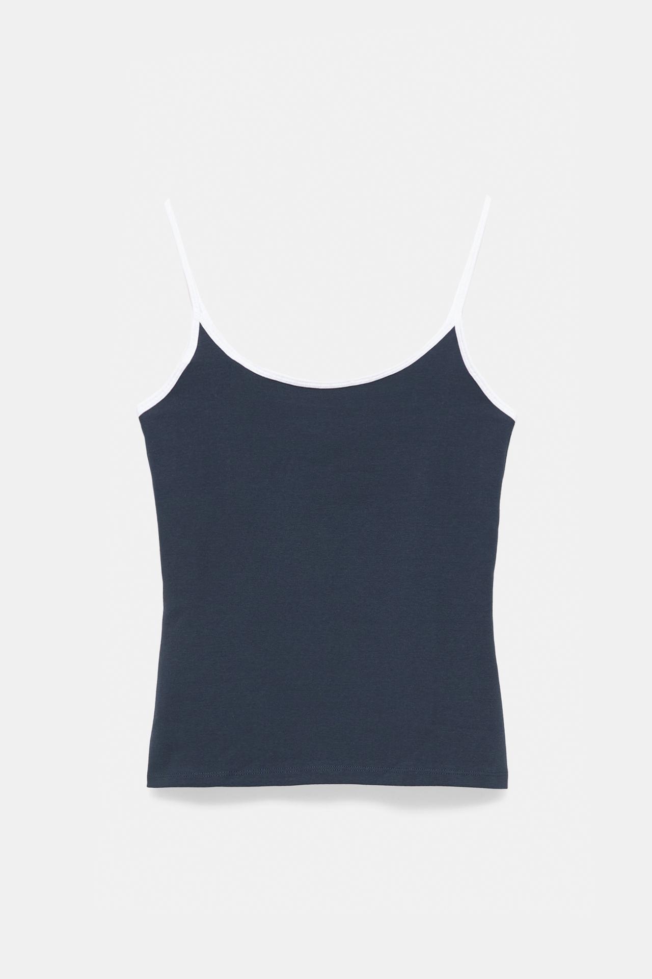 Thin strap top — Navy
