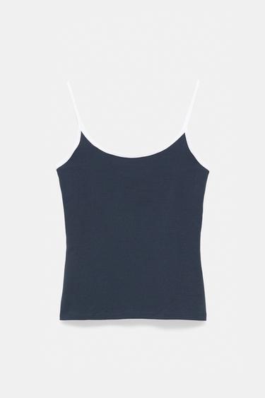 Thin strap top — Navy 5