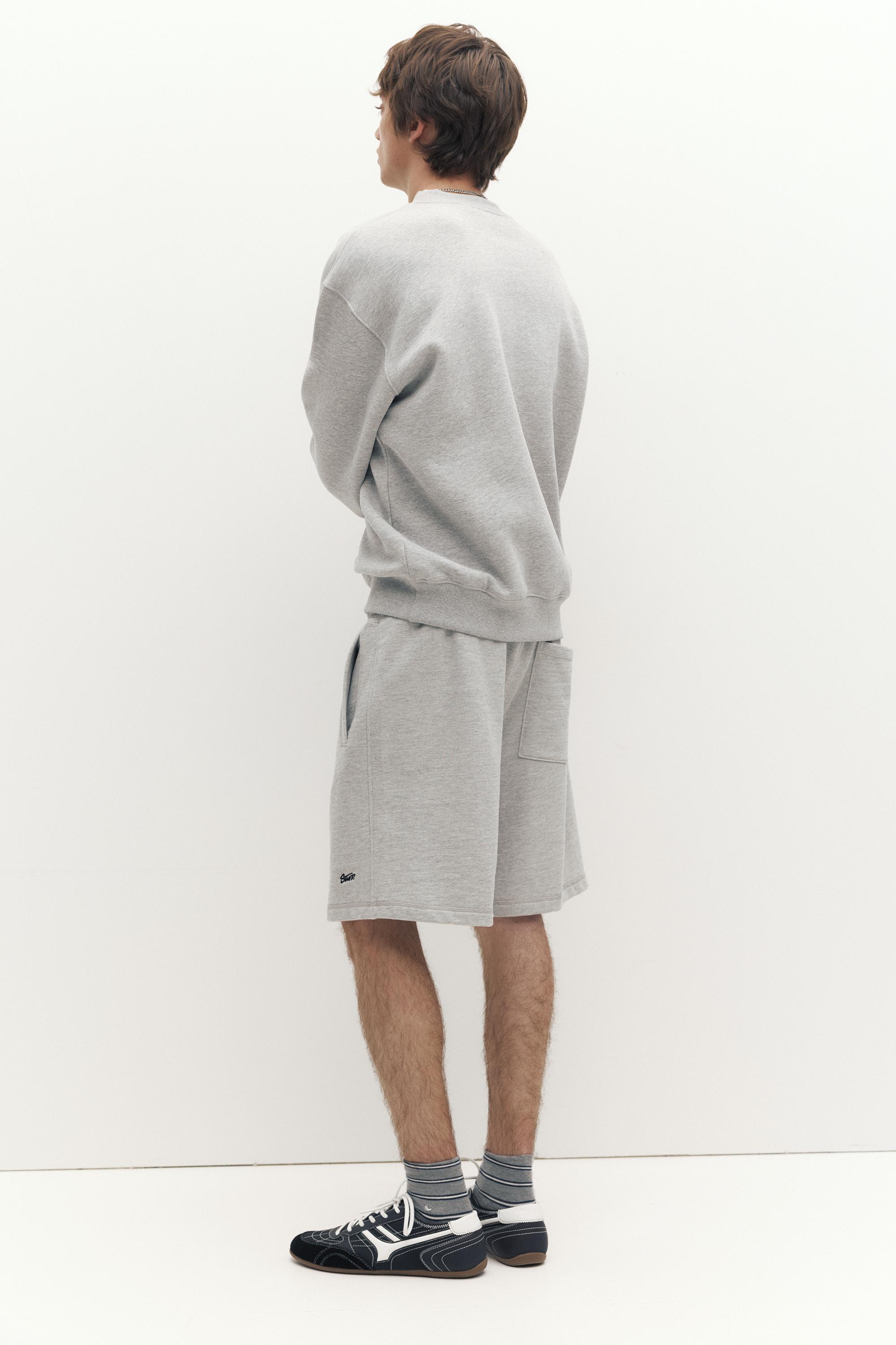 Logolu jogger bermuda şort - Görsel 104