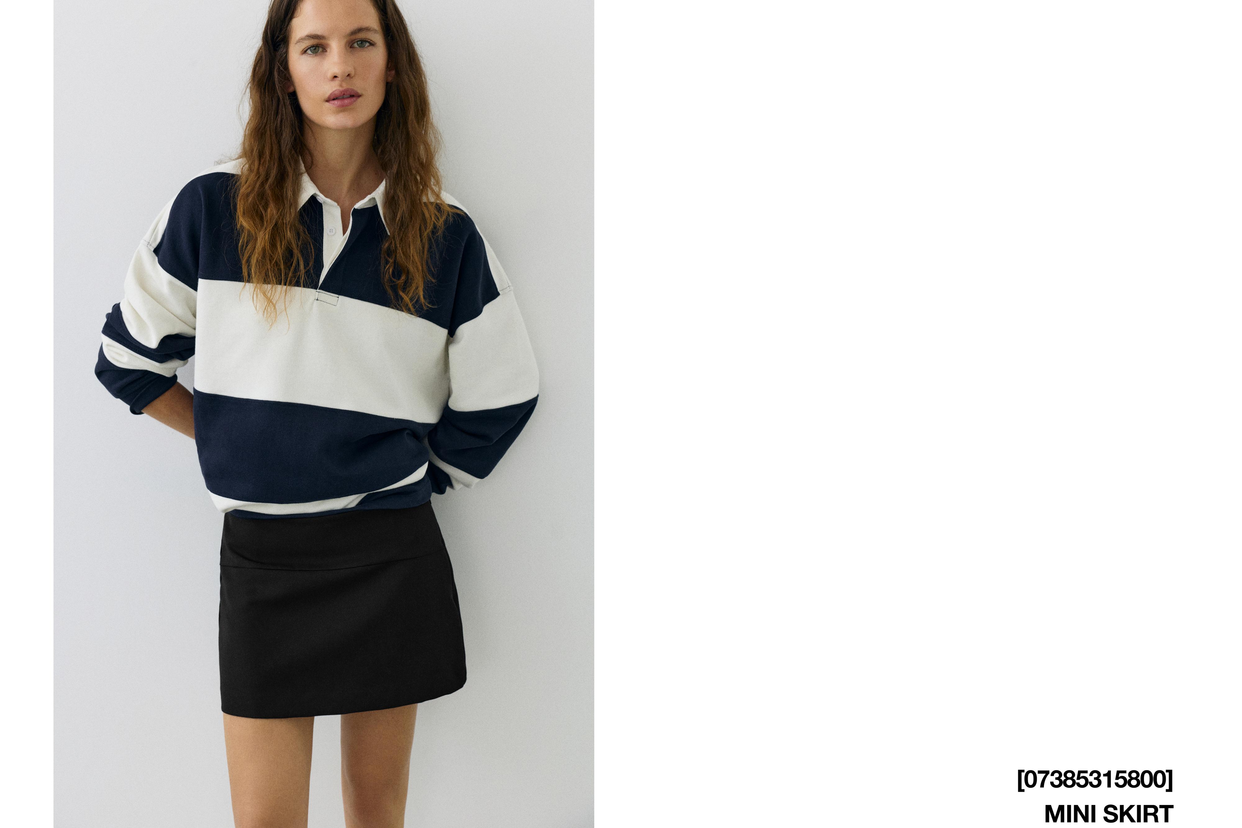 Mini skort — Black