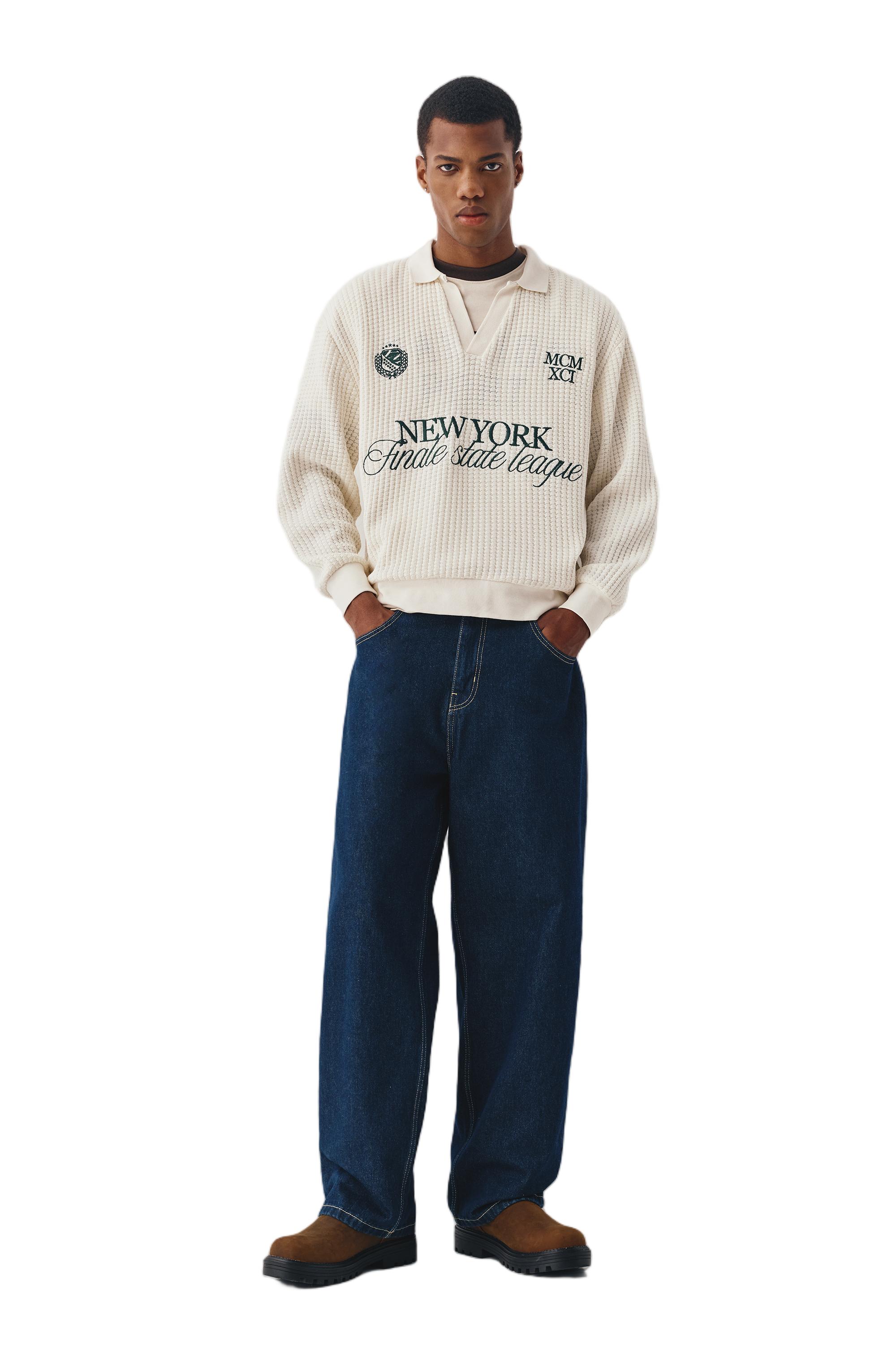 Nakışlı New York Polo - Görsel 15