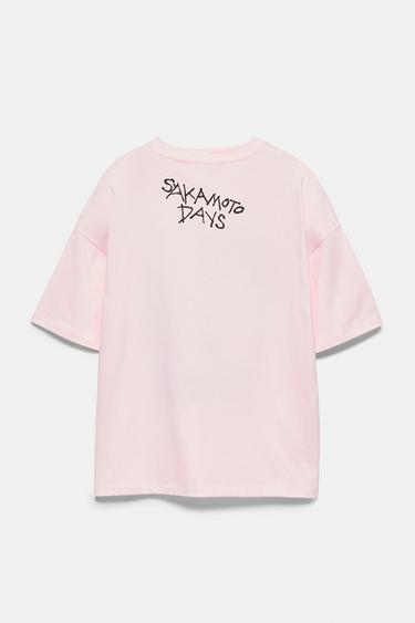 Sakamoto Days oversize T-shirt — Pink 2