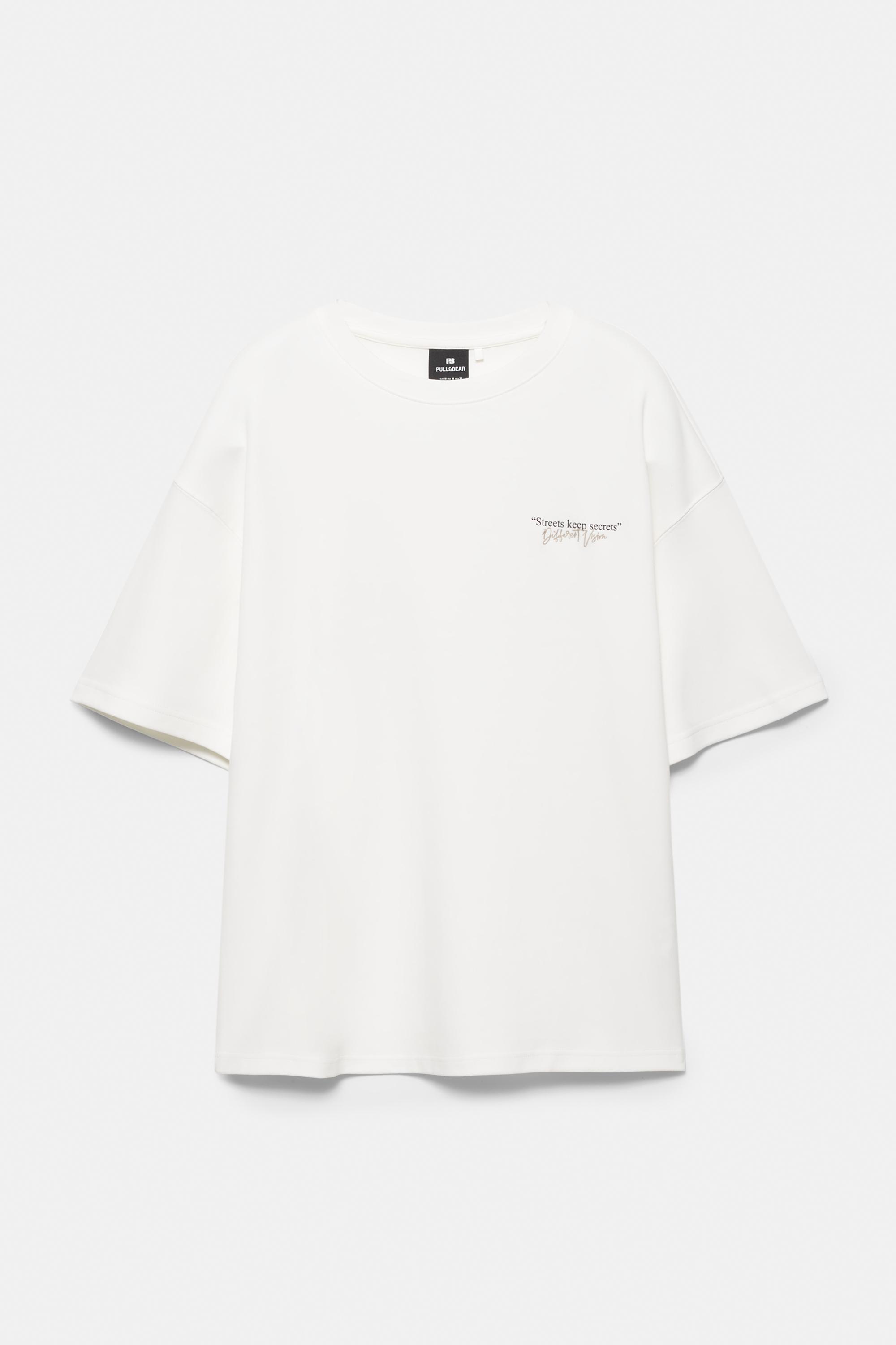 Kısa kollu Retrospective grafik sweatshirt - Görsel 2