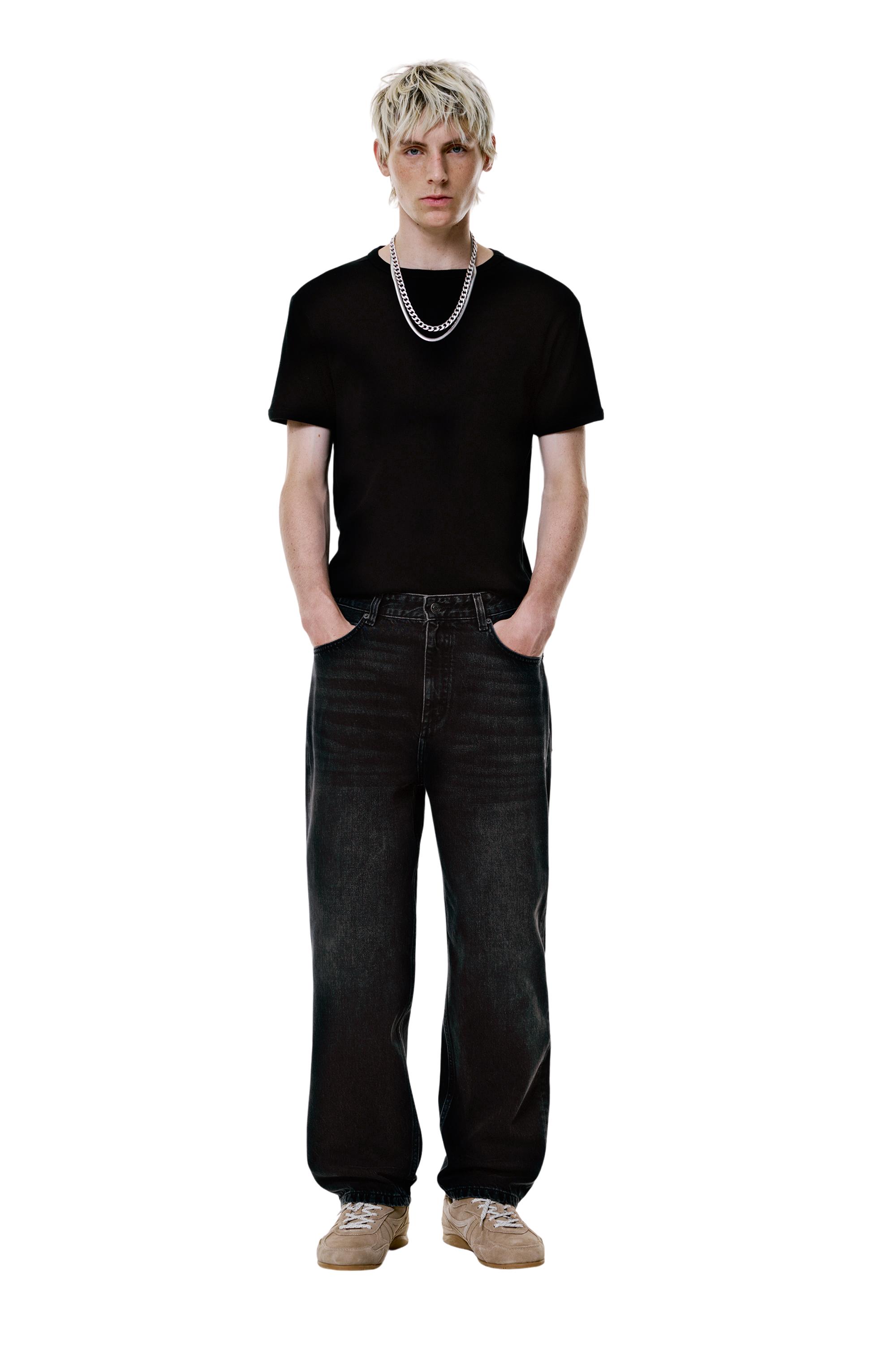 Baggy jeans — Faded black