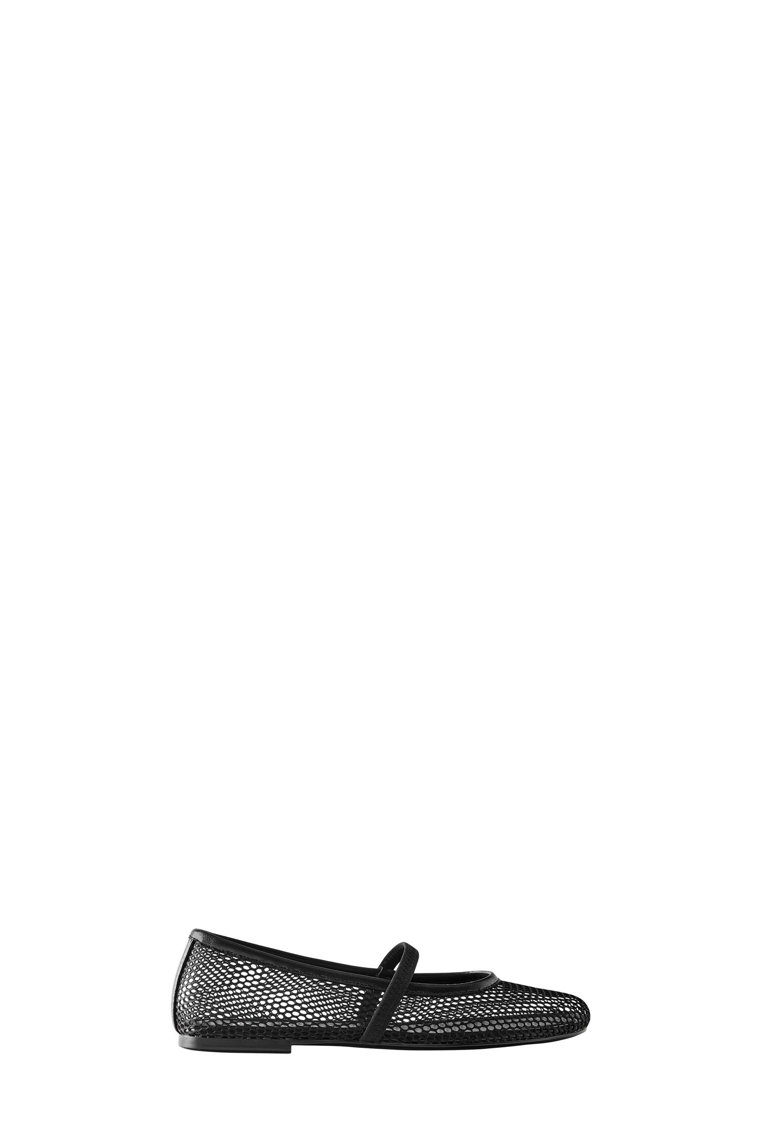 Mesh ballet flats — Black