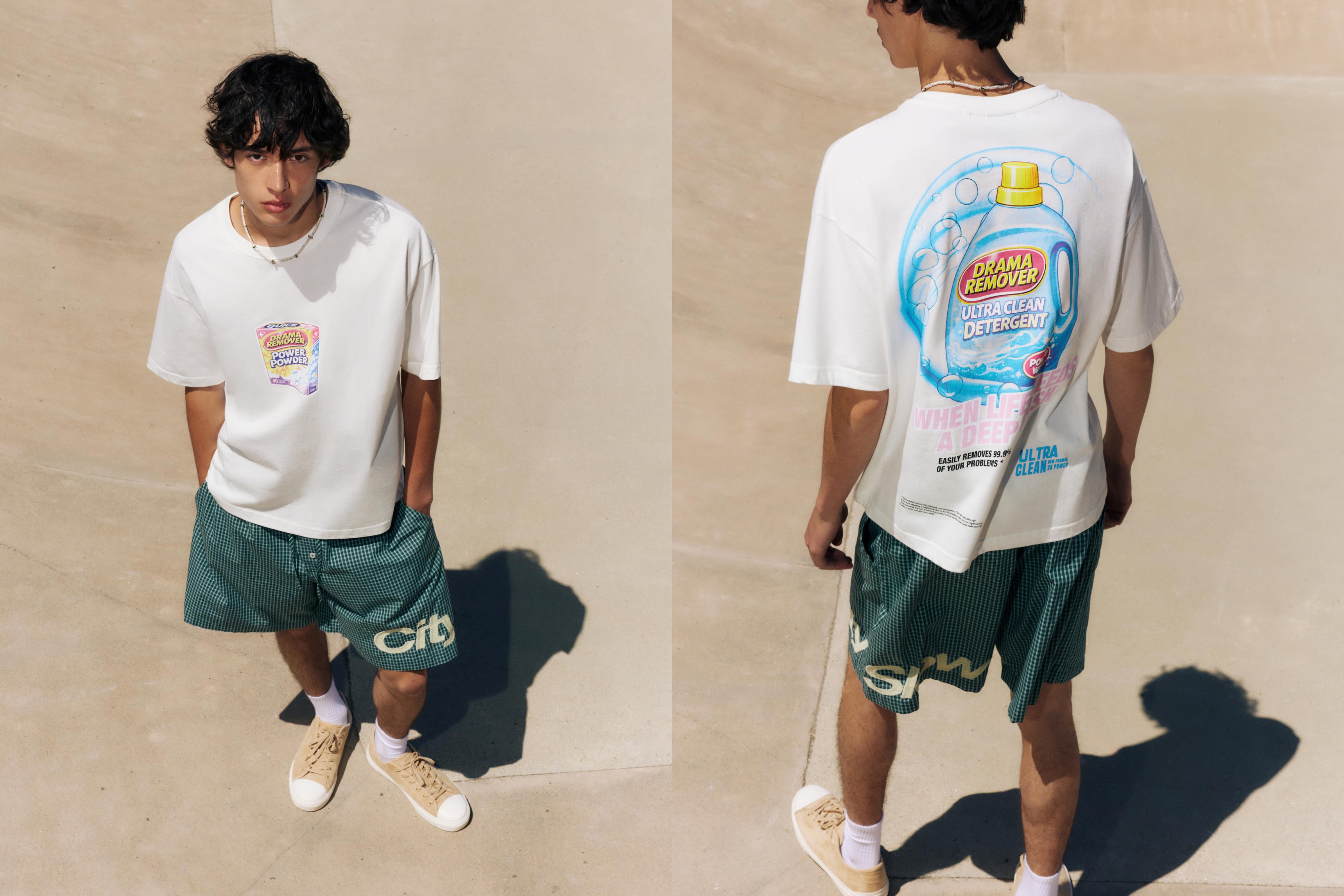 STWD detergent graphic T-shirt — White