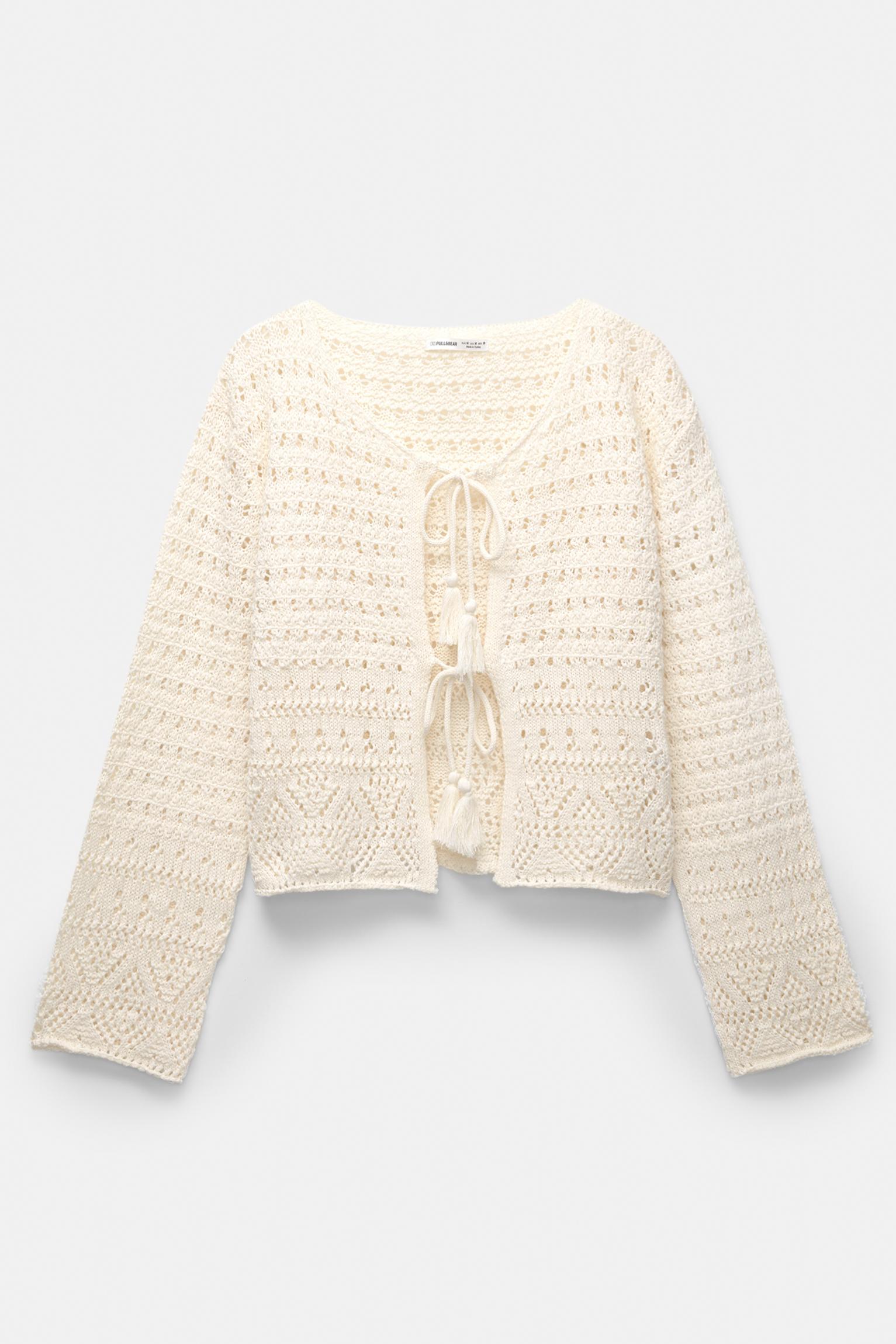 top crochet pull and bear