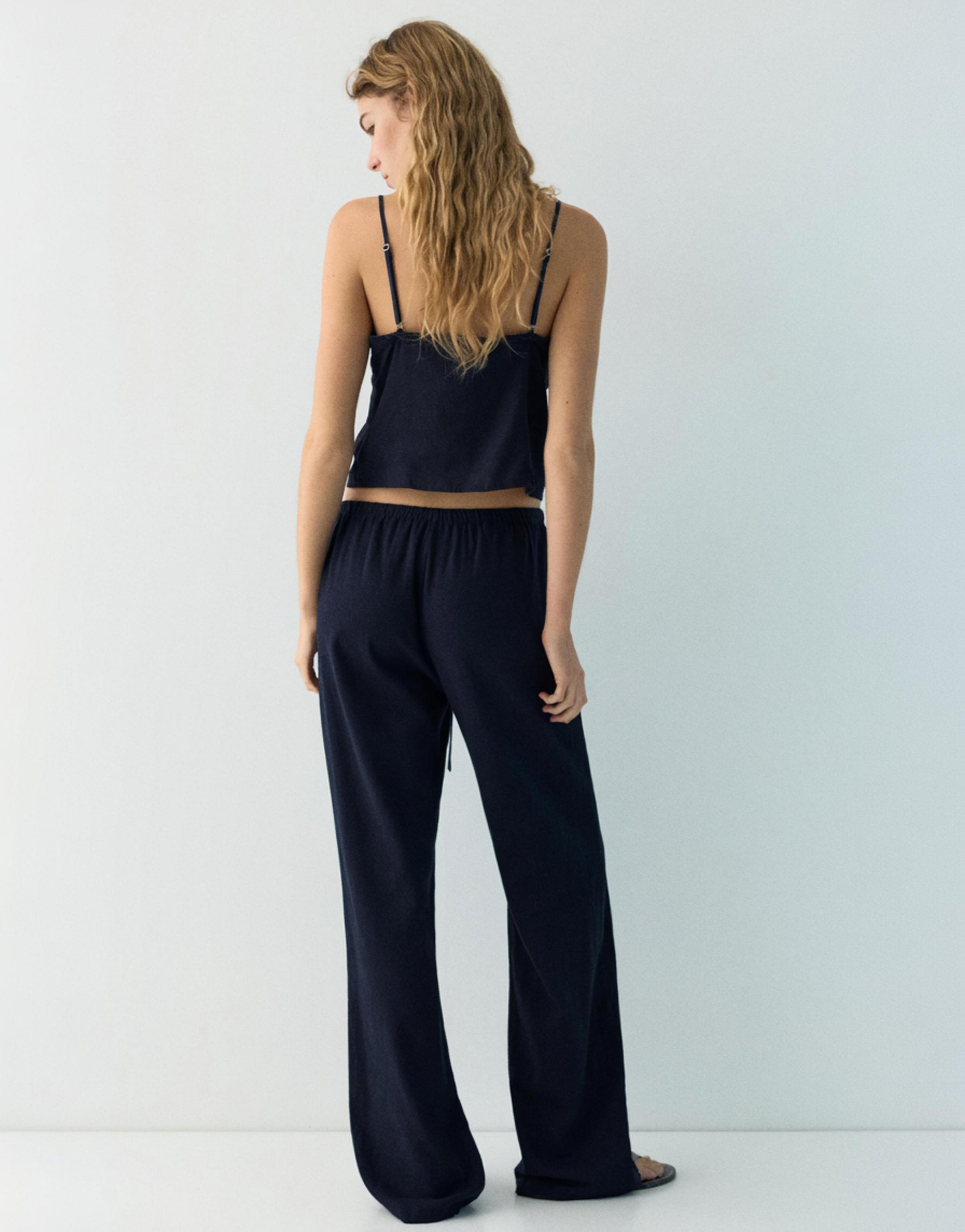 Keten jogger pantolon - Görsel 26