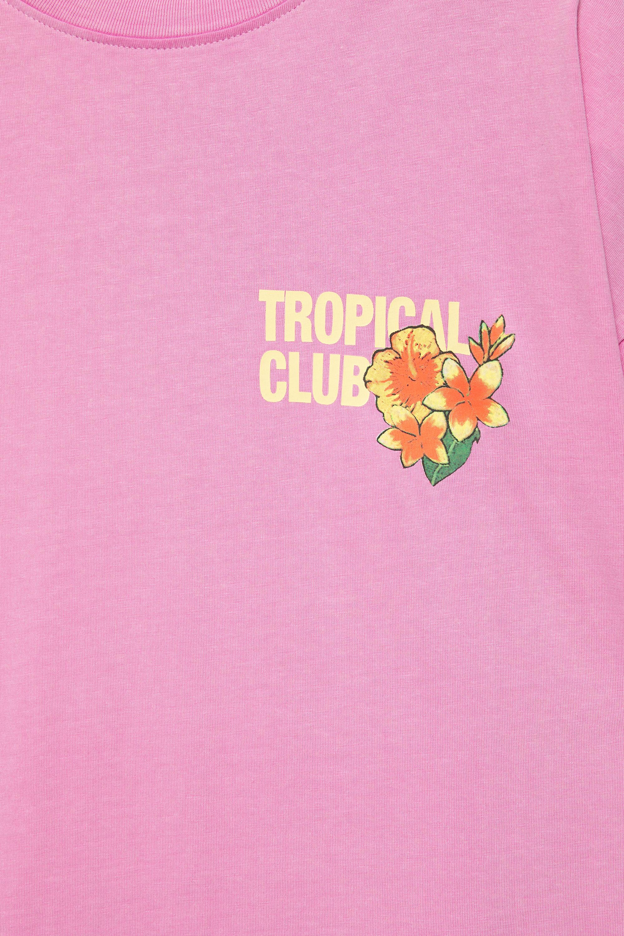 Botafogo Beach oversize T-shirt — Medium pink