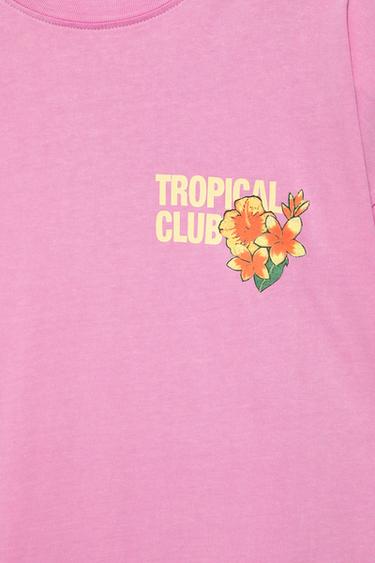 Botafogo Beach oversize T-shirt — Medium pink 9
