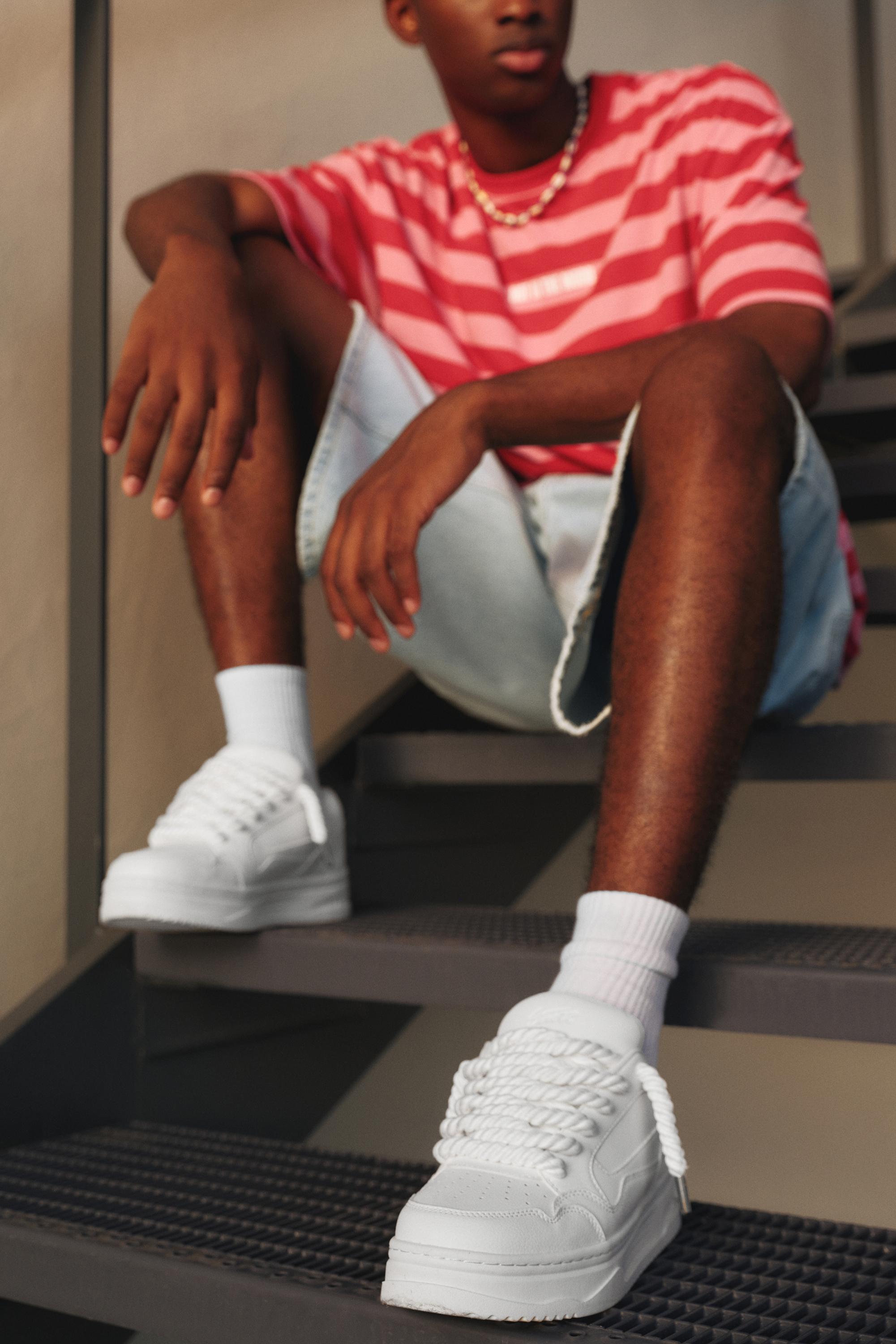 STWD lace-up trainers — White