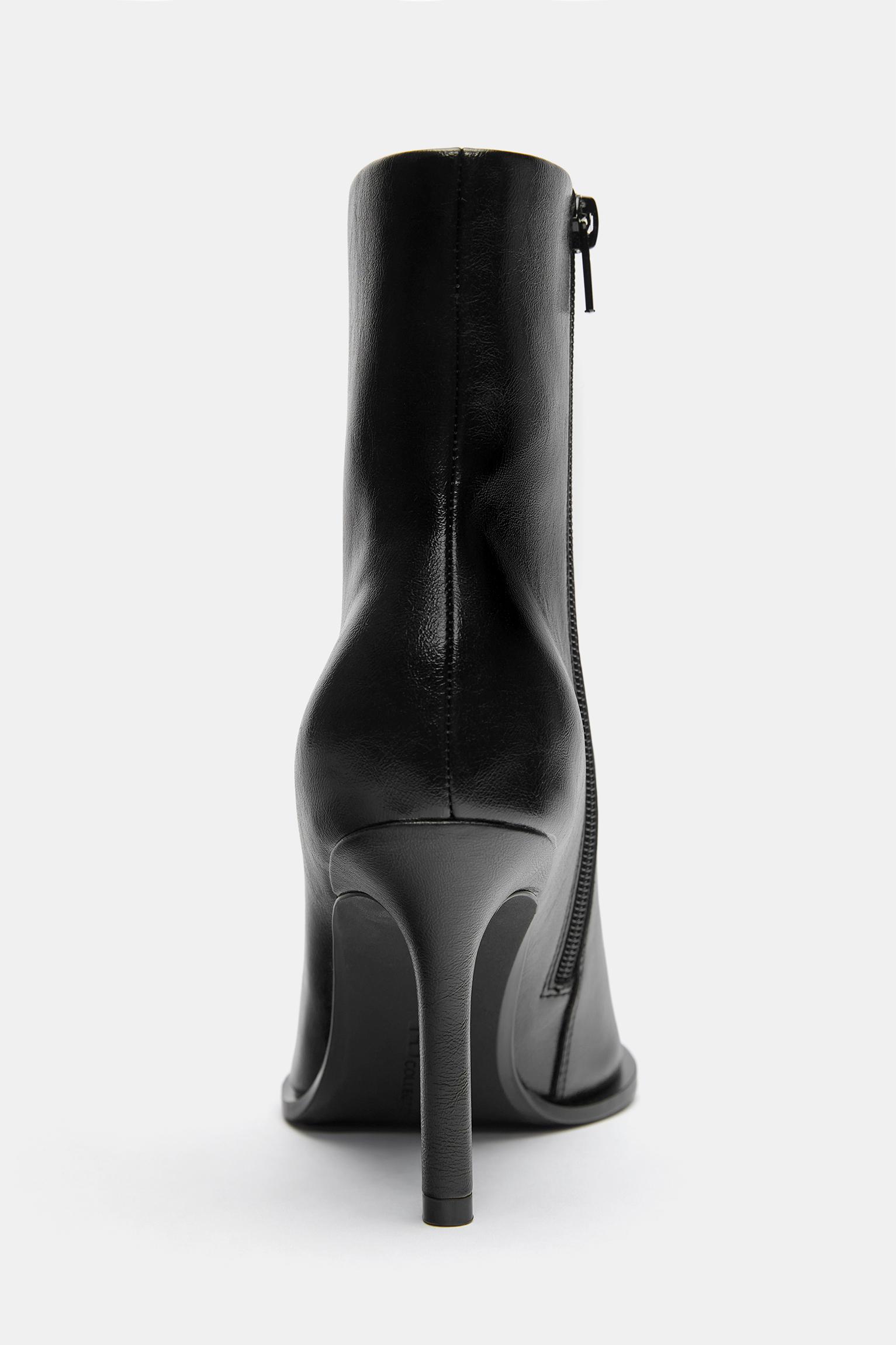 Stiletto heel ankle boots — Black