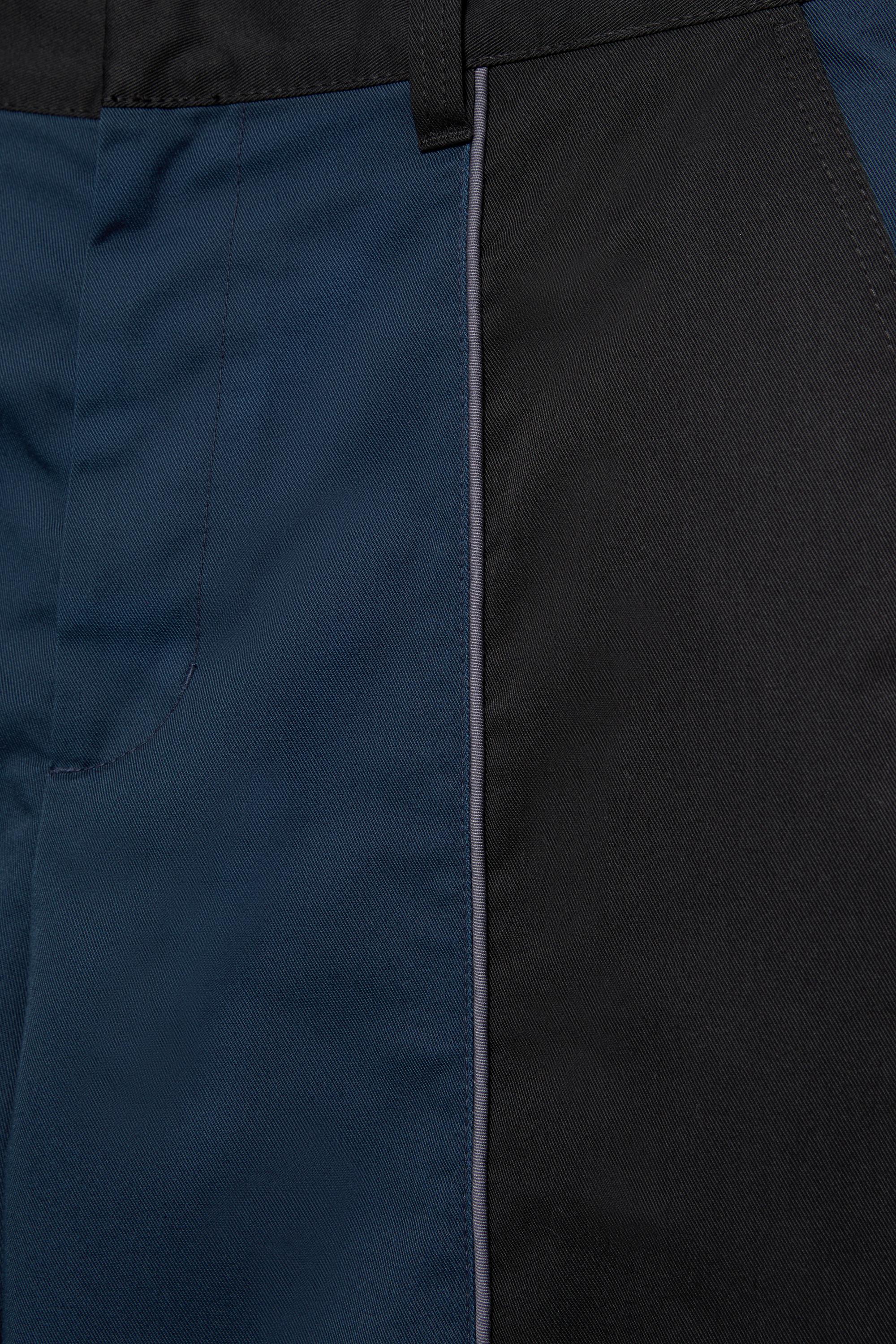 Pleasures x STWD panelled Bermuda shorts — Dark navy