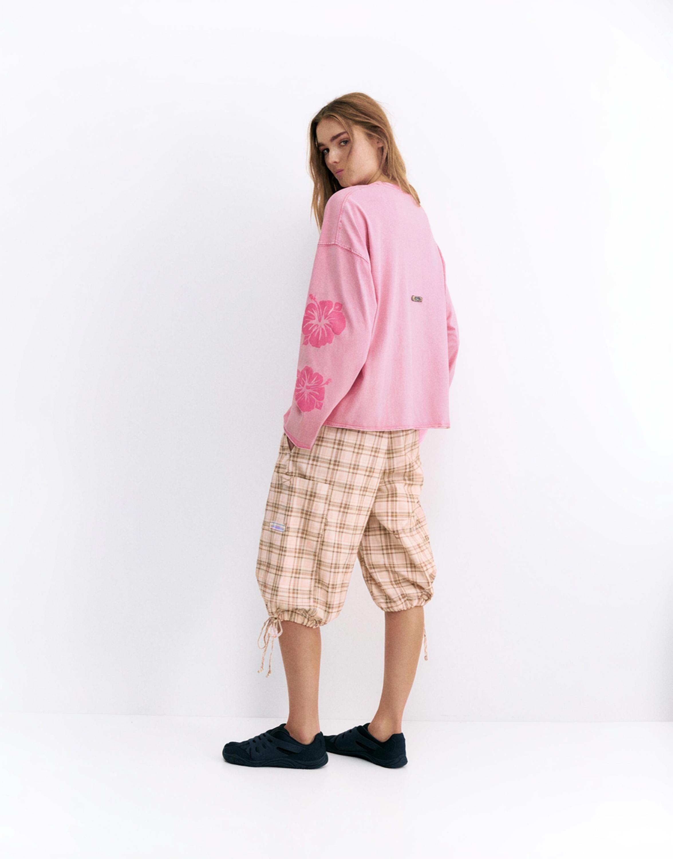 Pleasures x STWD long sleeve T-shirt — Pink