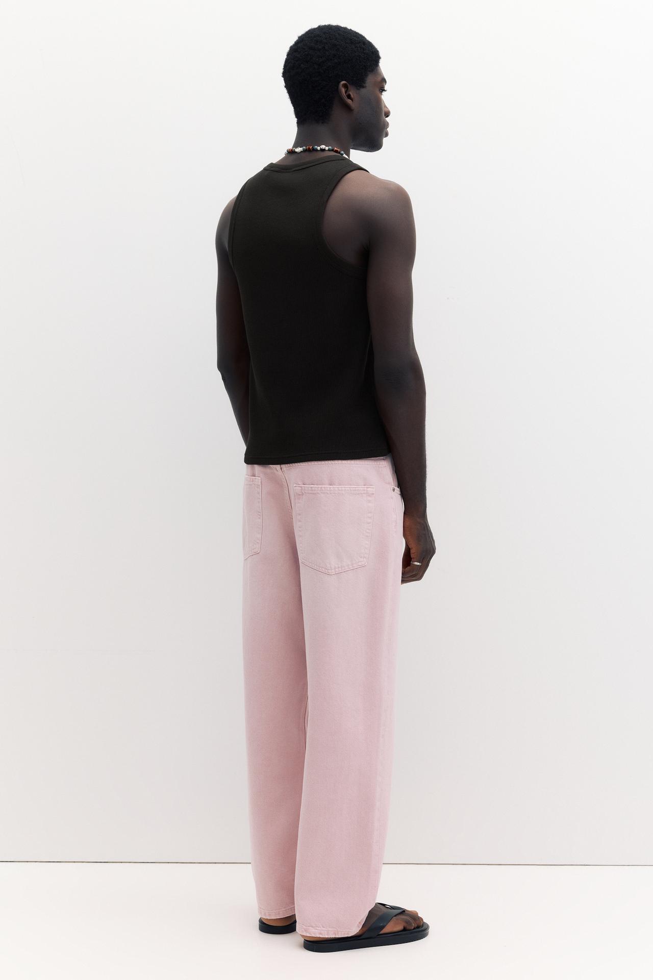 STWD waffle-knit vest — Black