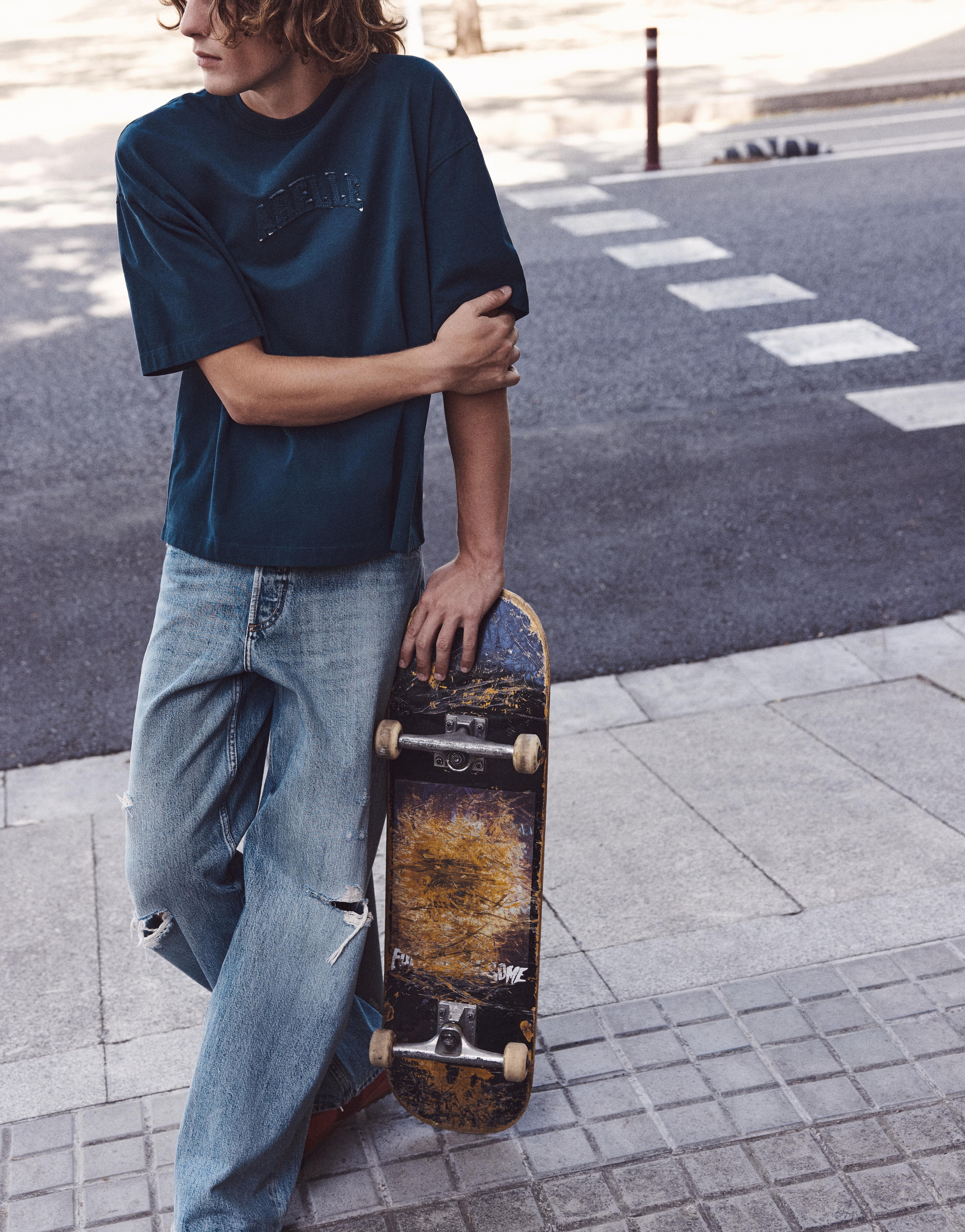 STWD patch T-shirt — Blue
