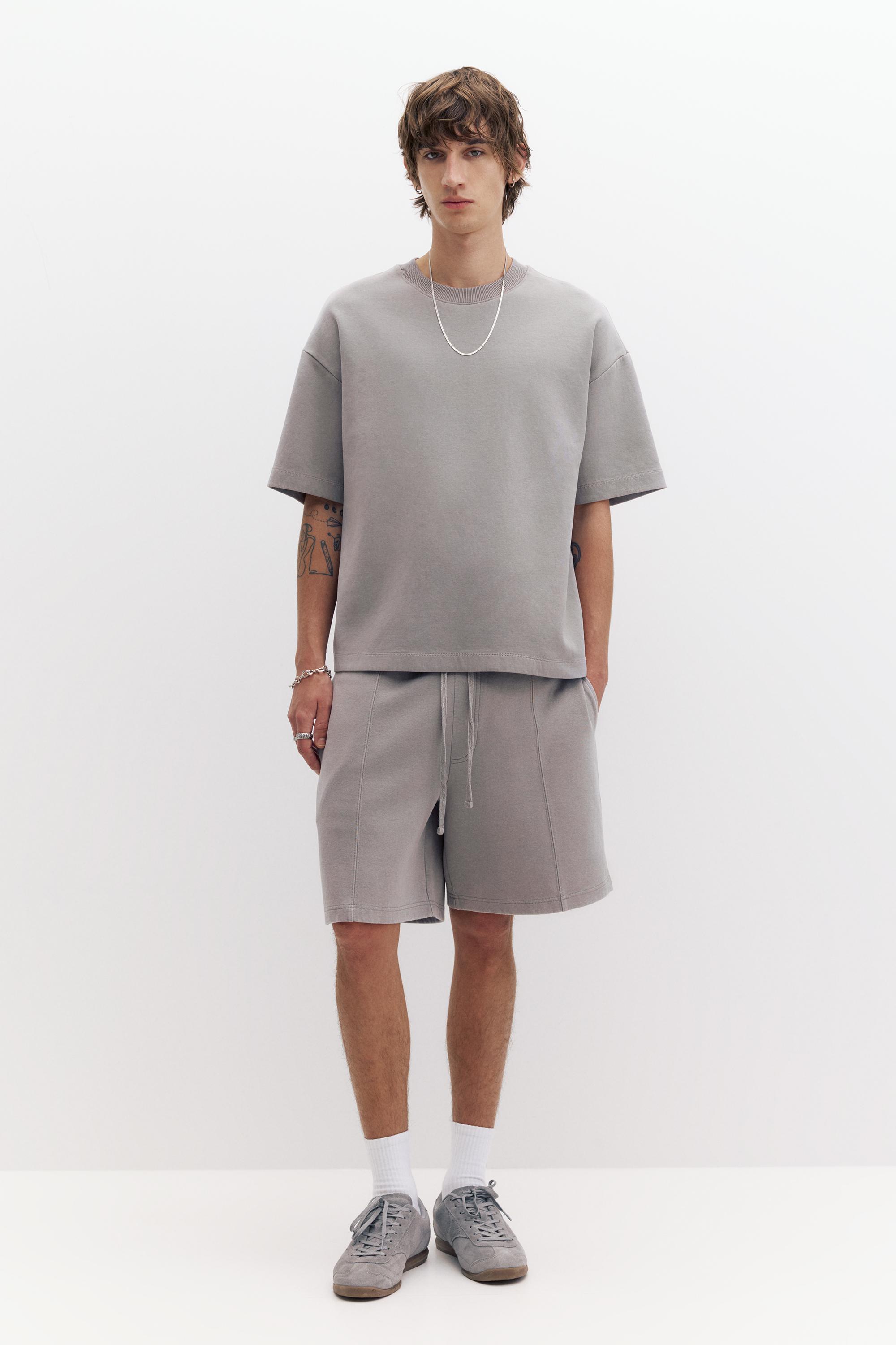 Kısa kollu interlok sweatshirt - Görsel 87