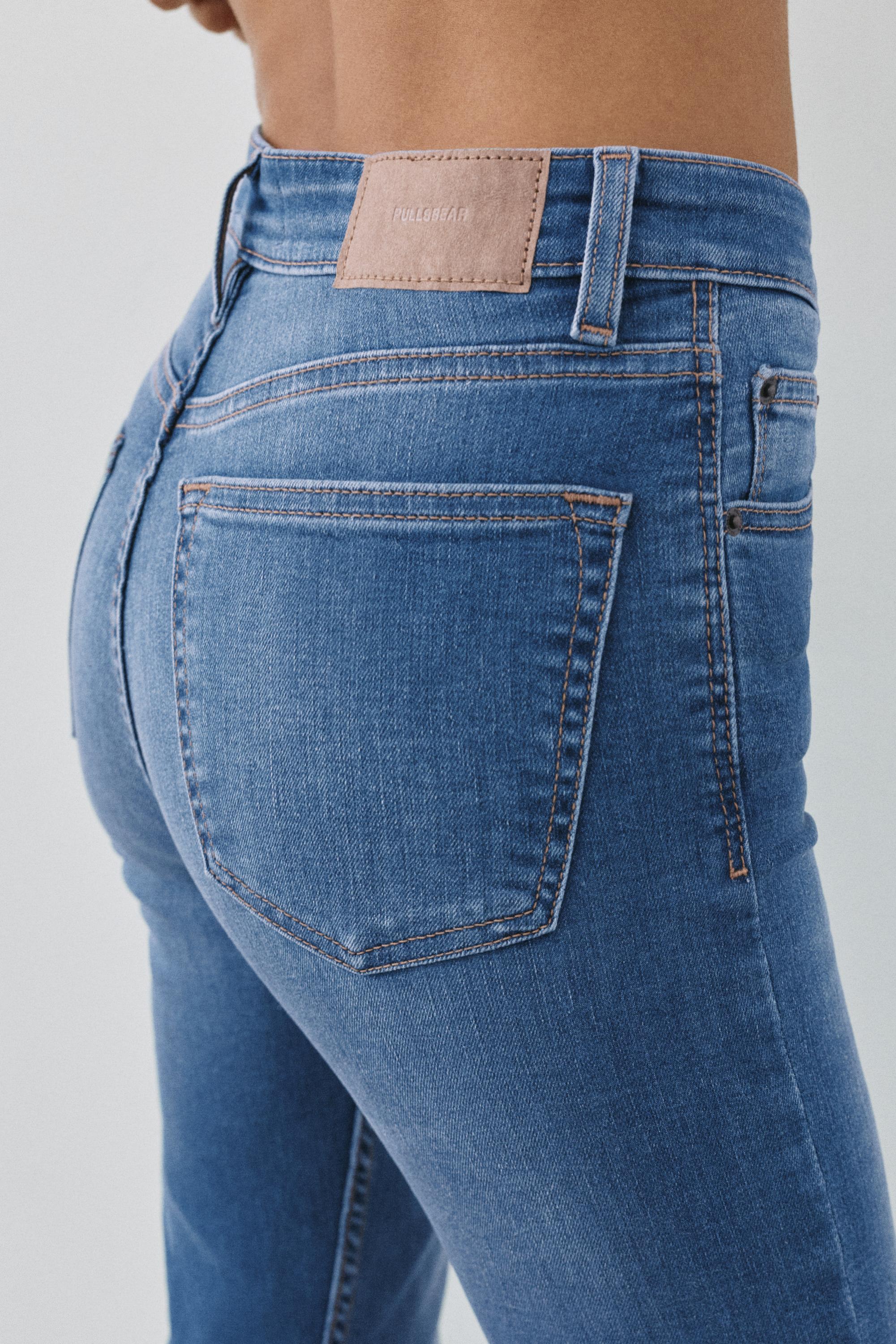 High-waist skinny jeans — Indigo
