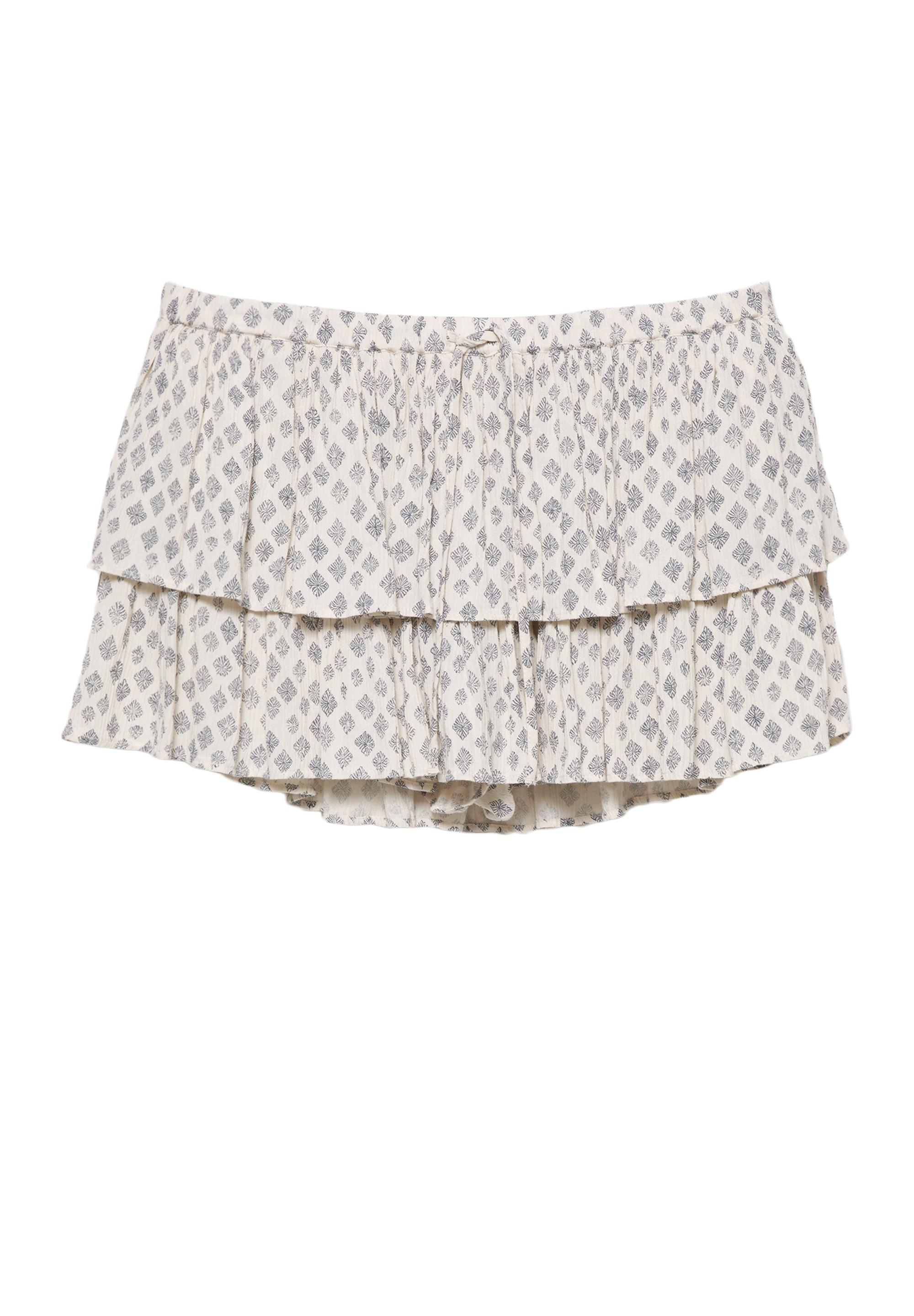Ruffled skort — Pastel pink